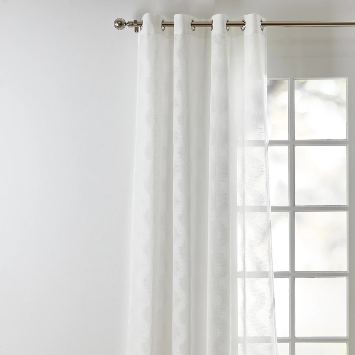 1 Oslo Curtain - White, 1 of 5