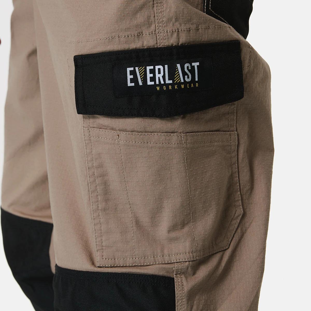 4 Everlast Work Stretch Ripstop Cargo Pants Beige, 4 of 7