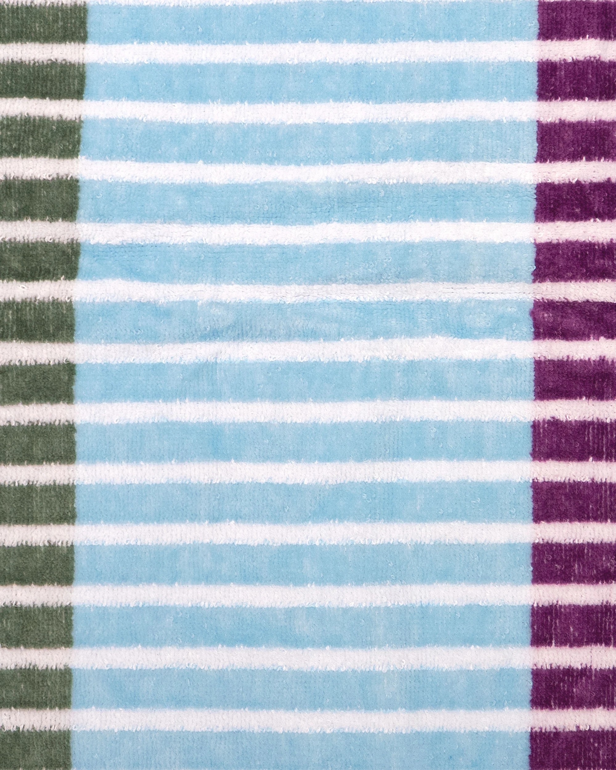 4 Bambury Soft Cotton Jacquard Velour  Large Beach Blanket Strata - Purple, 4 of 4
