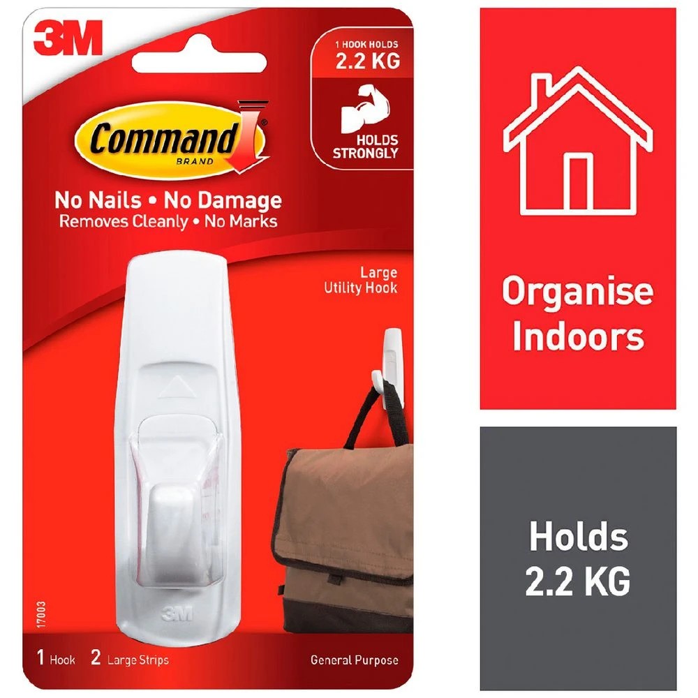 1 3M Command Large Hook, 1 of 8