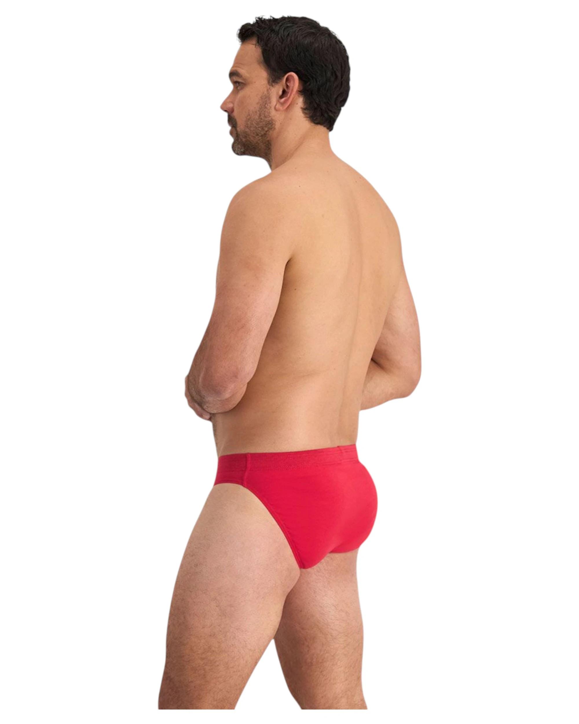 9 Jockey 8 Pack Mens Cotton Briefs / Grey/ Red Underwear Black/grey/red, 9 of 10