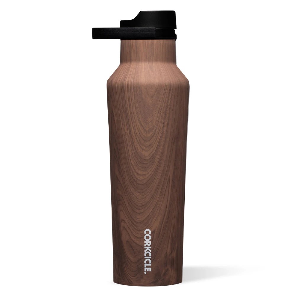 1 Corkcicle Sport Canteen - 600ml Walnut Wood - Brown, 1 of 4
