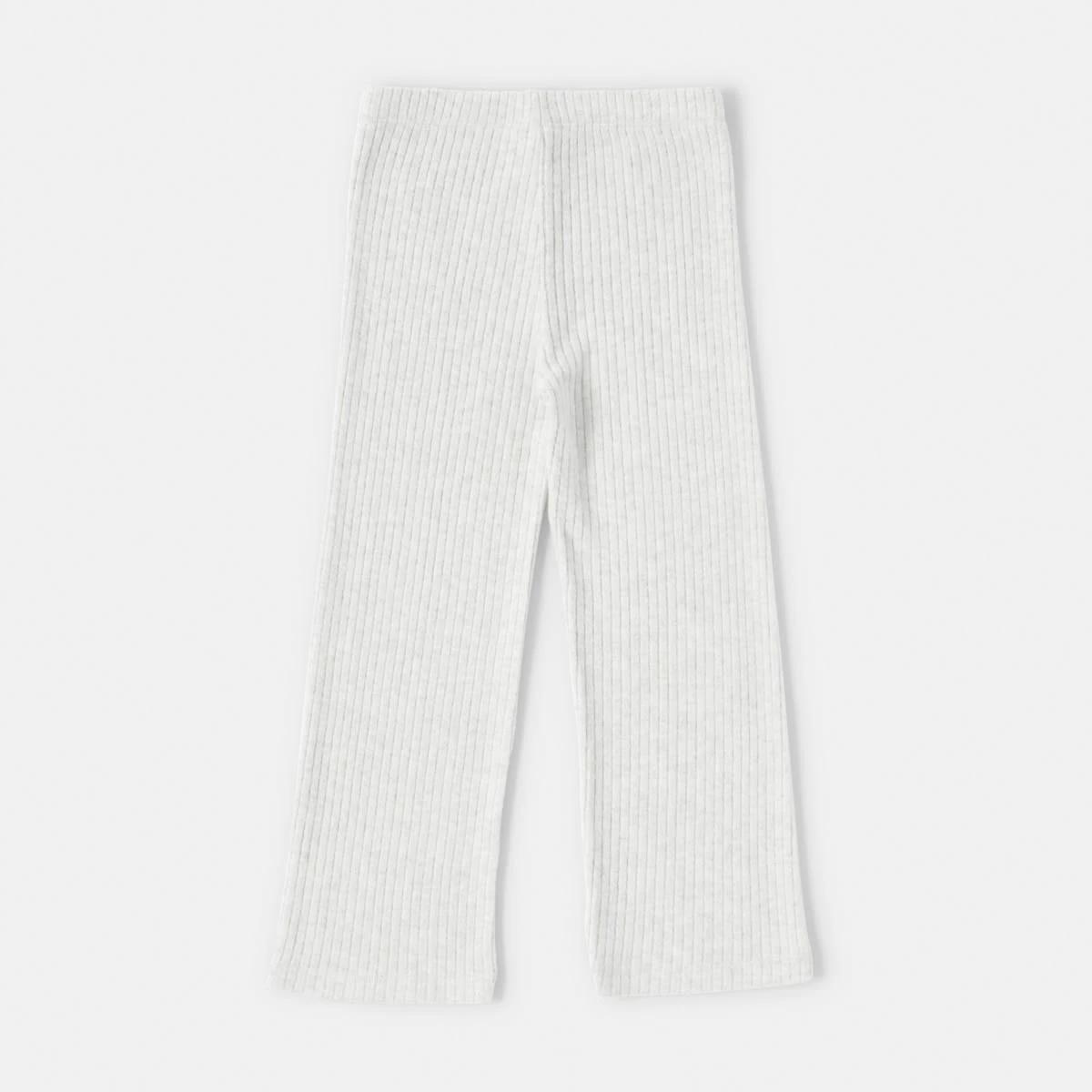 8 Wide Leg Brushed Leggings Wht Marle, 8 of 8