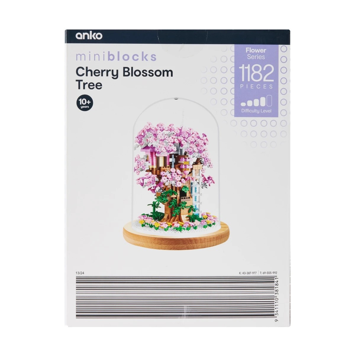 3 1182 Piece Mini Blocks Flower Series: Cherry Blossom Tree, 3 of 3