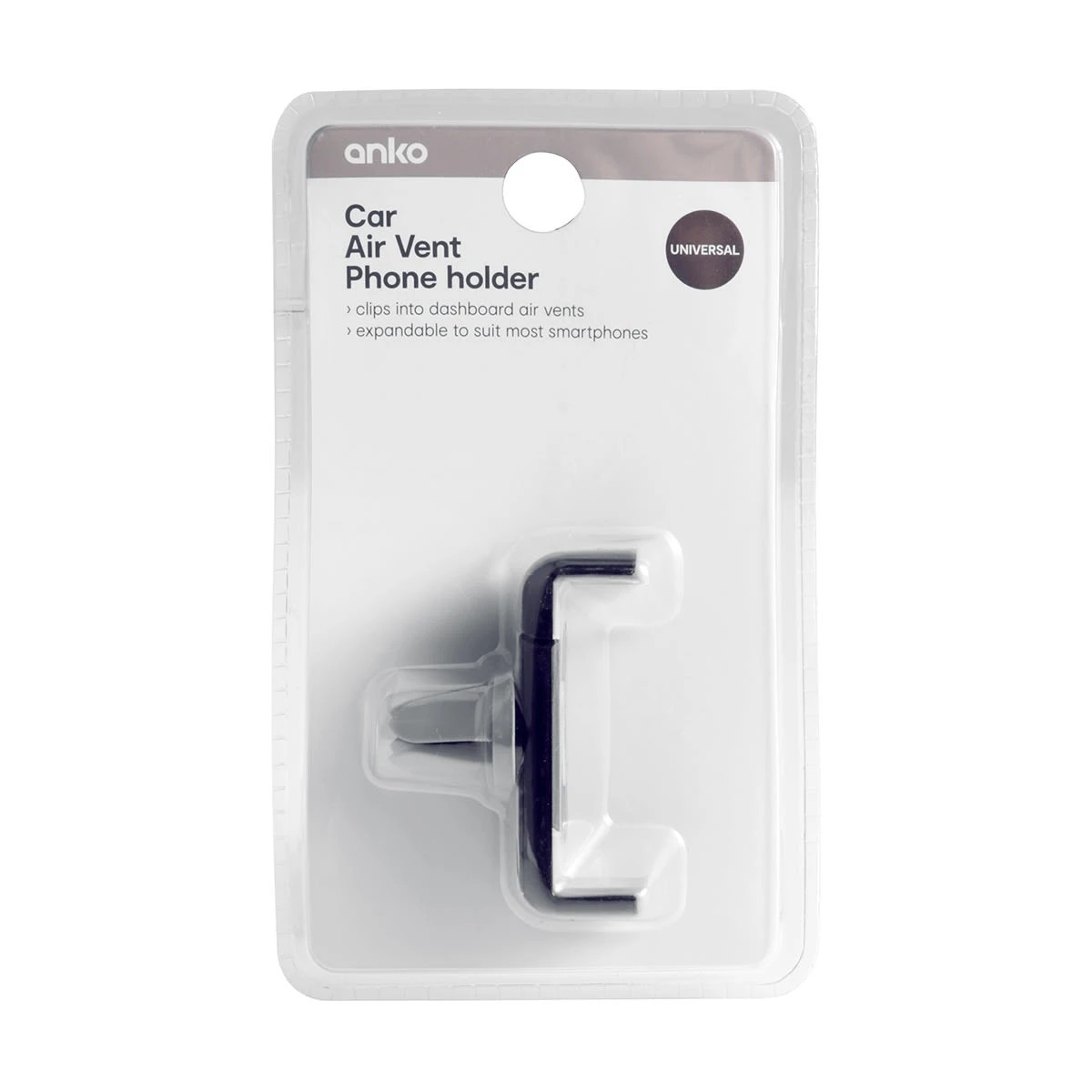 8 Car Air Vent Phone Holder - Black & Grey, 8 of 8