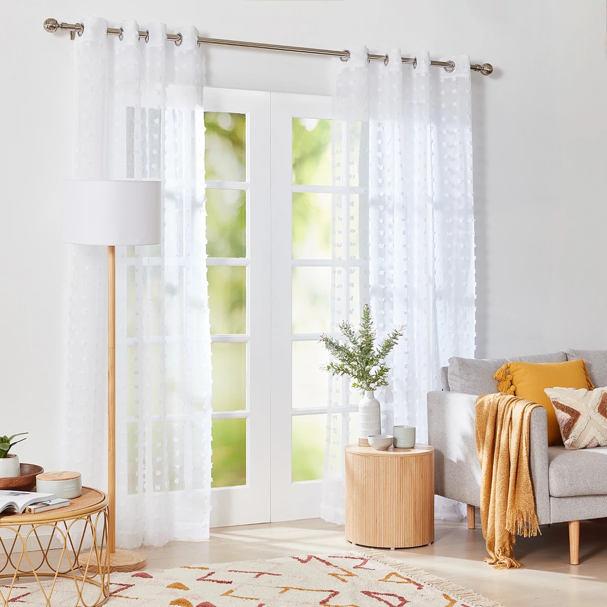 5 Madrid Curtain - White, 5 of 6