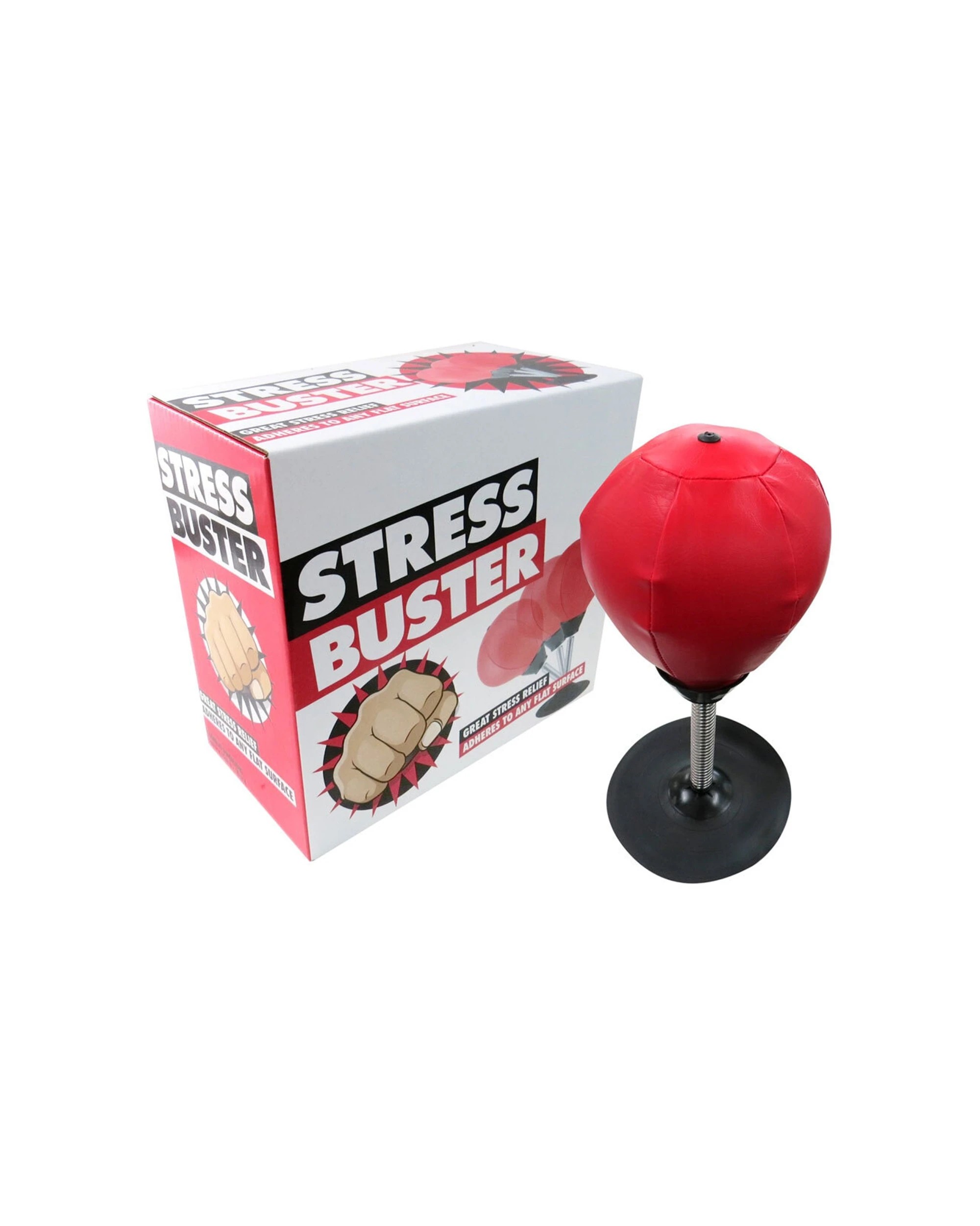 2 BodyWorx 35cm Stress Buster Speed Ball Punching Bag Heavy Duty Spring Suction Cup - Multi, 2 of 2