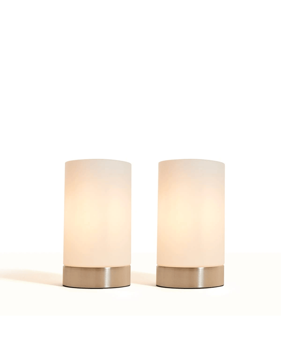 Set Of 2 Glass Touch Lamp
