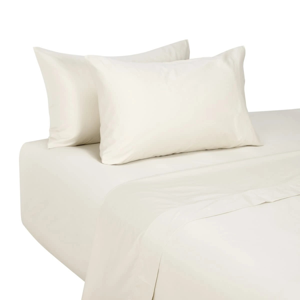 5 500 Thread Count Australian Grown Cotton Sheet Set - Double Bed, Sand, 5 of 7