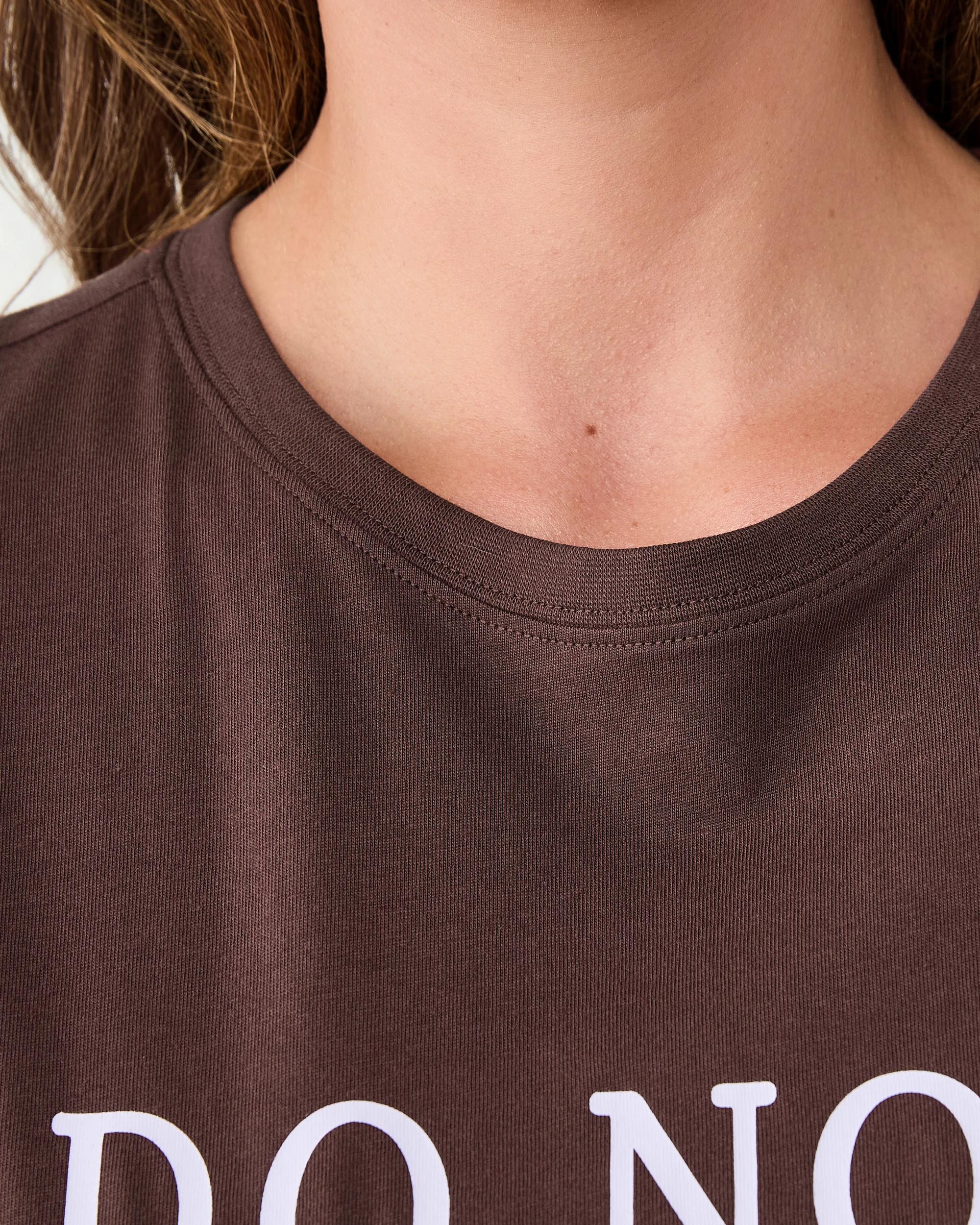 6 Cotton Print Knit T-shirt No Disturb, 6 of 6