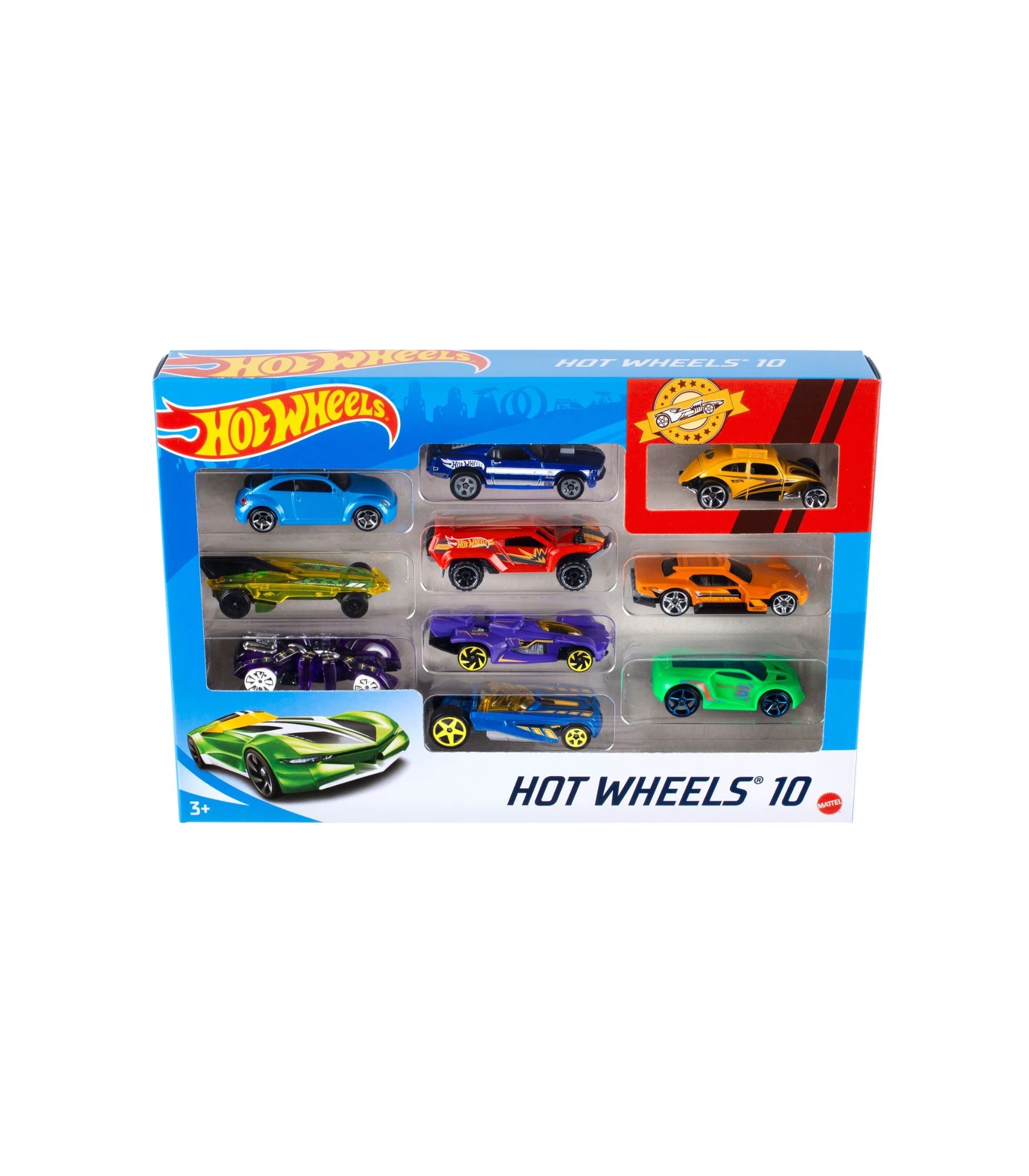 4 Hot Wheels 10 Pack Basic Cars - Assorted* - Multi, 4 of 6