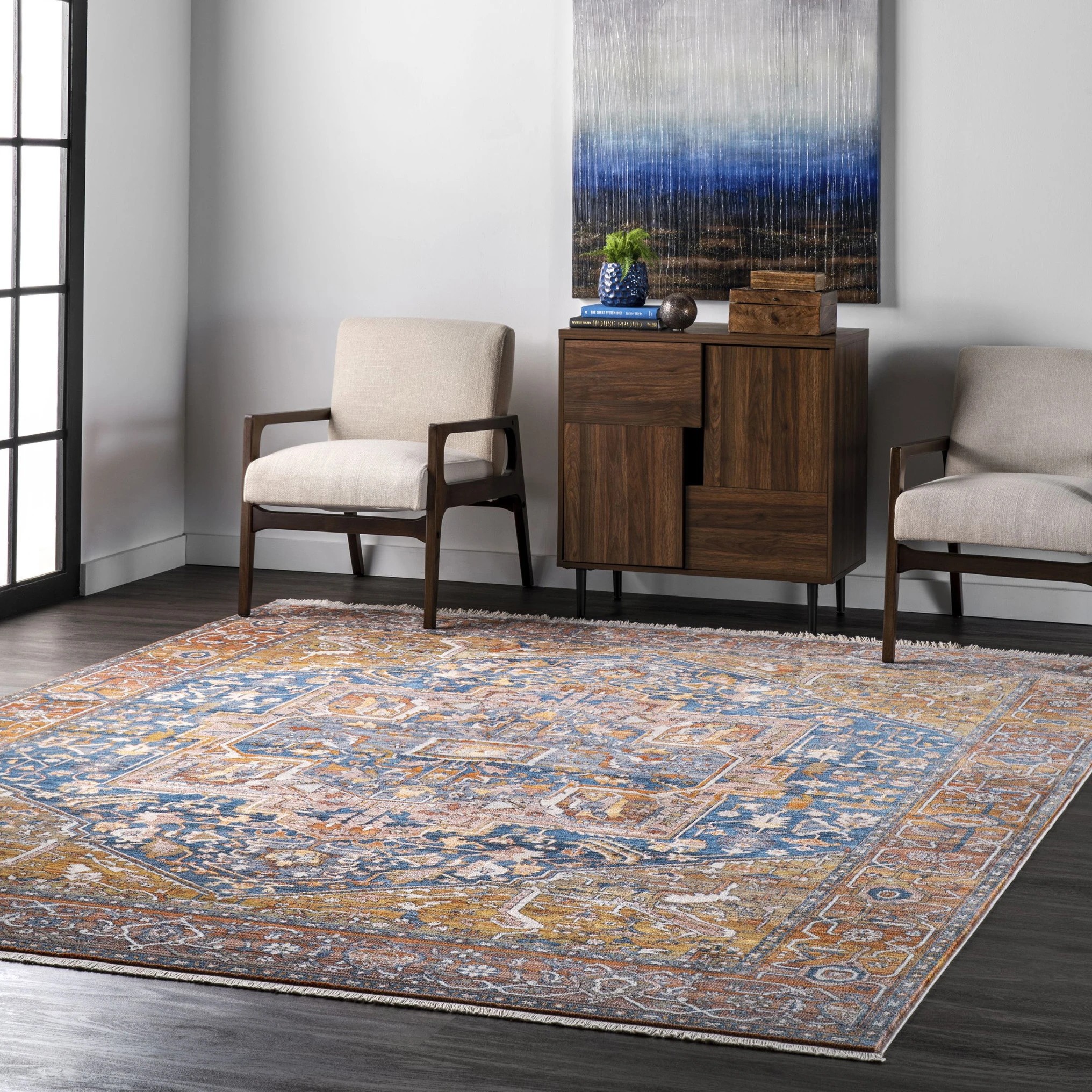 3 Common Ground Rugs Anatolia 240x160cm - Medium Power Loomed Floor Rug - Red, 3 of 7