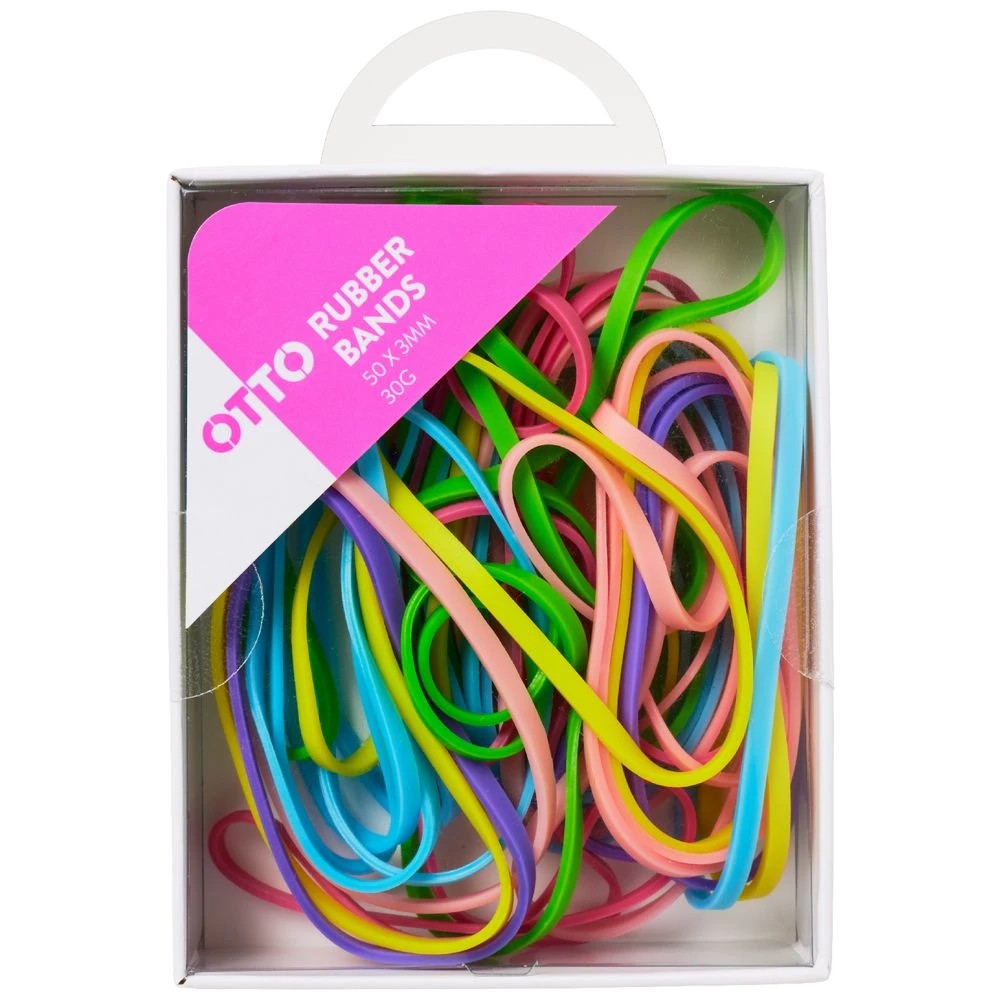 3 Otto Rubber Bands Assorted 30g, 3 of 3