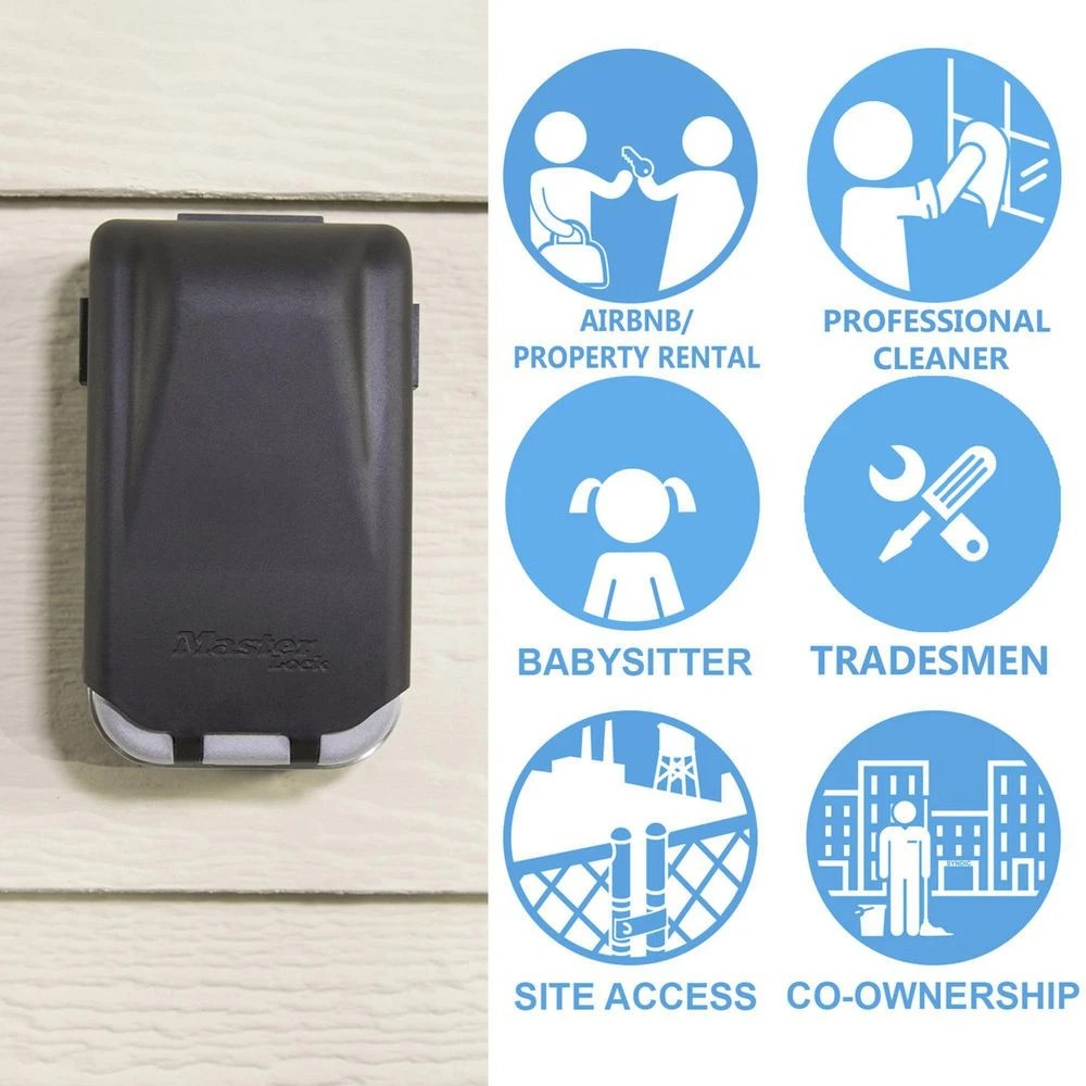 4 Master Lock Wall Mountable Light Up Key Safe, 4 of 10