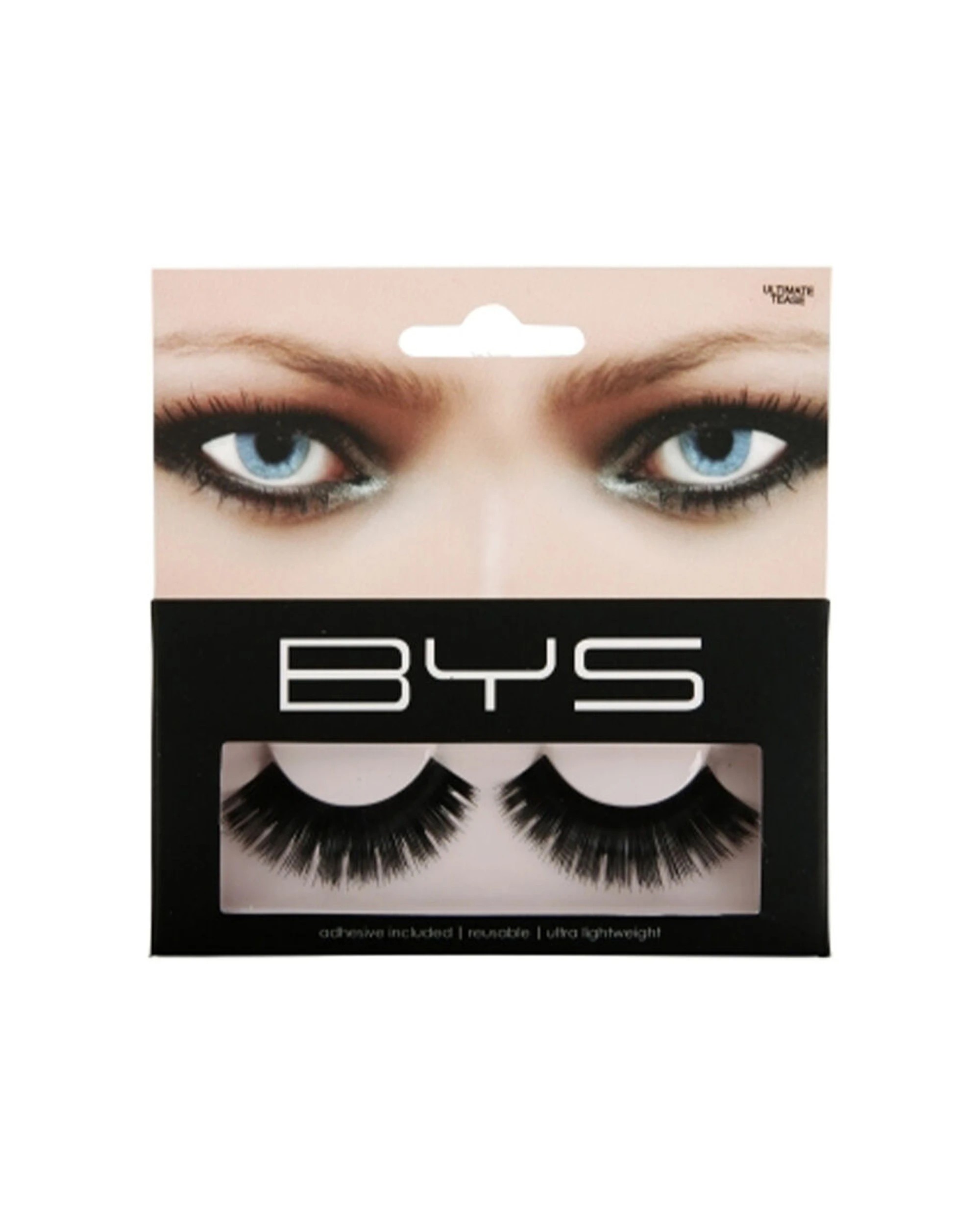 2 BYS Ultimate Tease Lash Extensions 3PK Lightweight Reusable Latex Adhesive Set - Black, 2 of 2