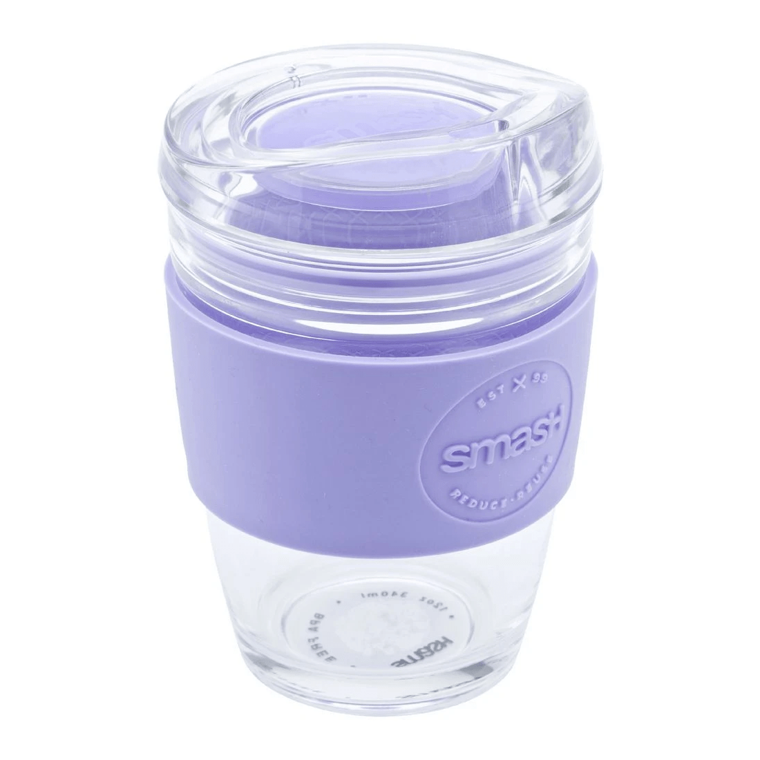 2 Smash Blue Glass Barista Buddy 350mL Lilac, 2 of 3