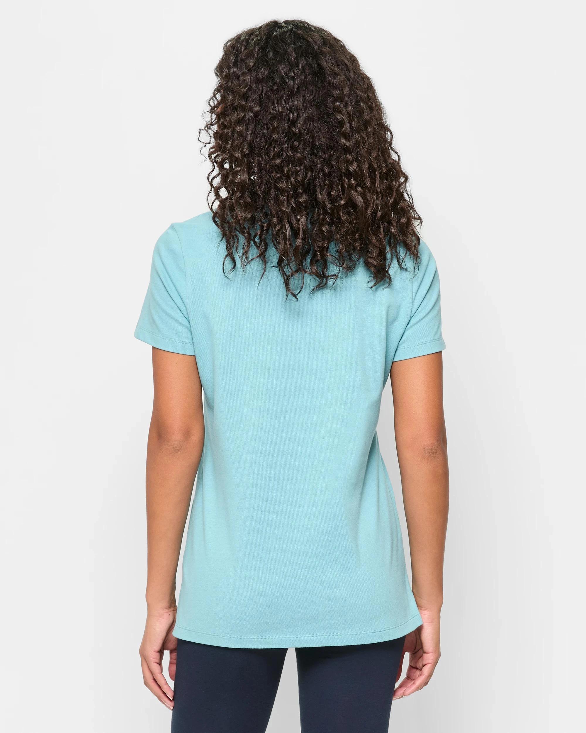 4 Target Active Australian Cotton Polo T-Shirt DUSTY TEAL, 4 of 5
