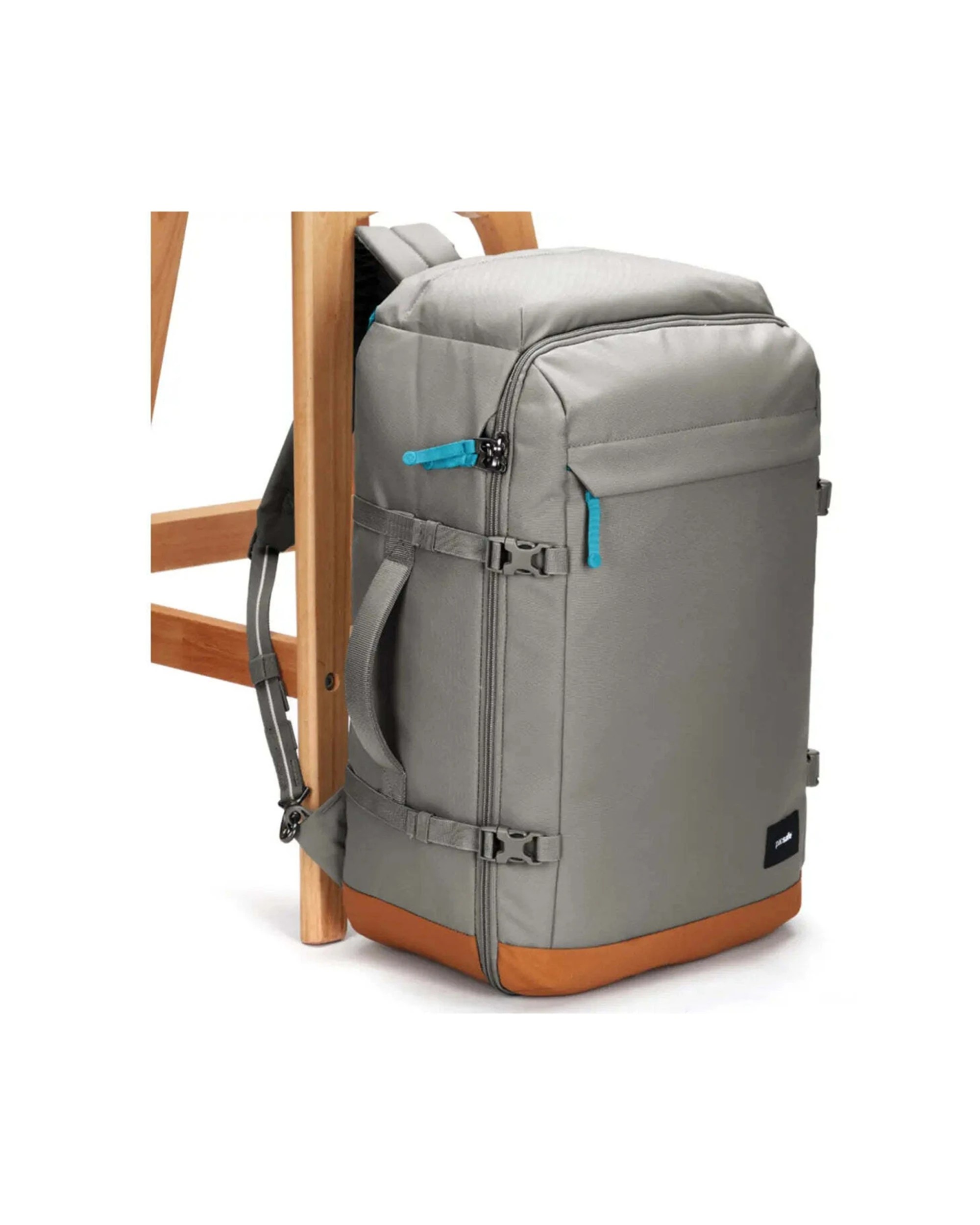 7 Pacsafe GO 44L Anti-Theft Carry-On Backpack Lockable Compartments Stone - Grey, 7 of 8