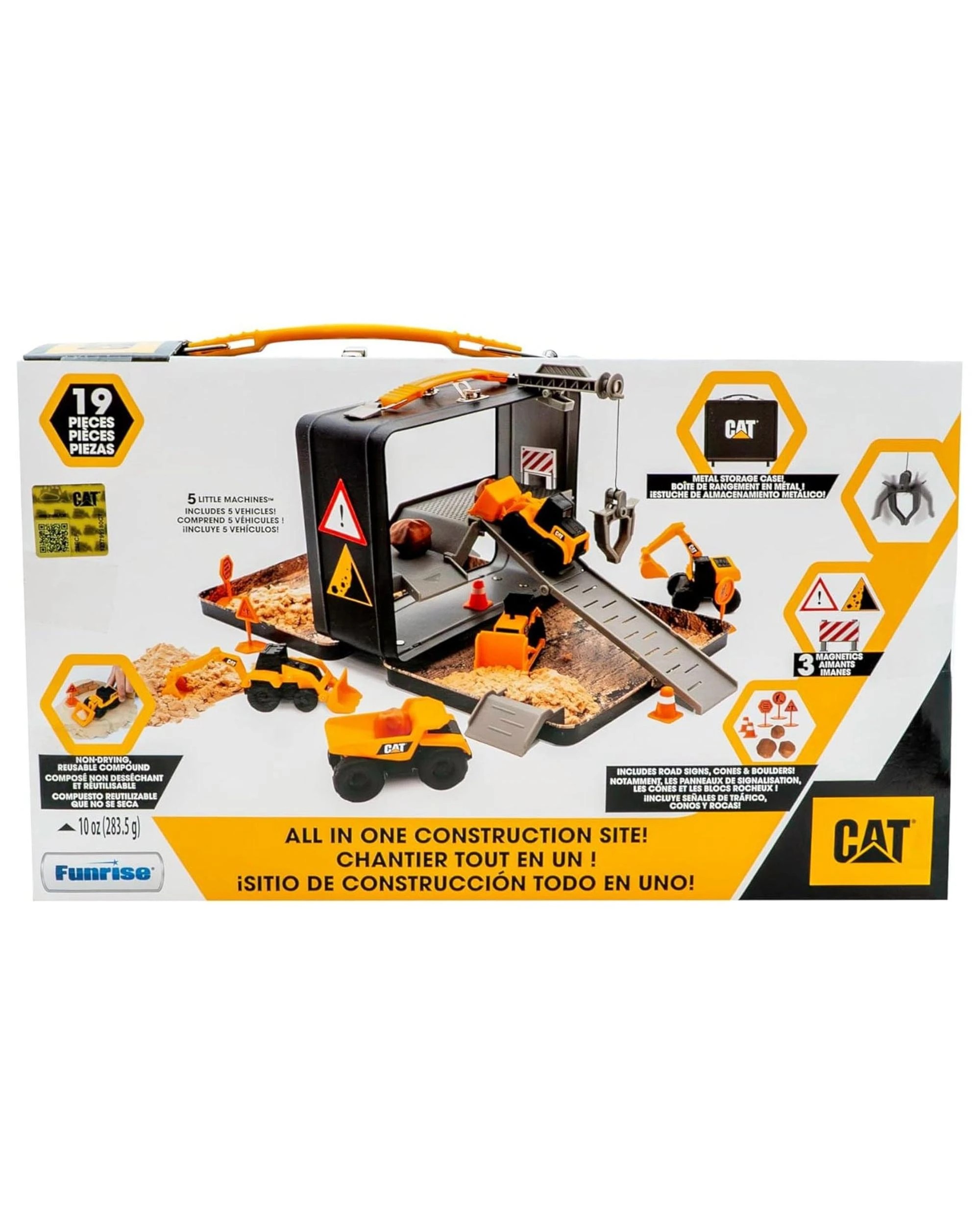 5 CAT Little Machines Store-N-Go Playset With 5 Vehicles, 5 of 5