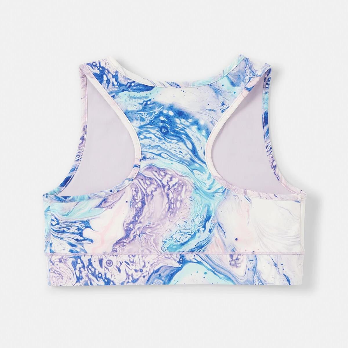 9 Active Kids Printed Crop Top Mlt Marble, 9 of 9