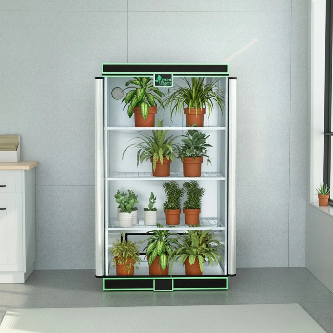 4 Green Fingers Grow Tent 100x60x180cm 4 Tiers Kits Hydroponics Indoor Grow System - Black, 4 of 6