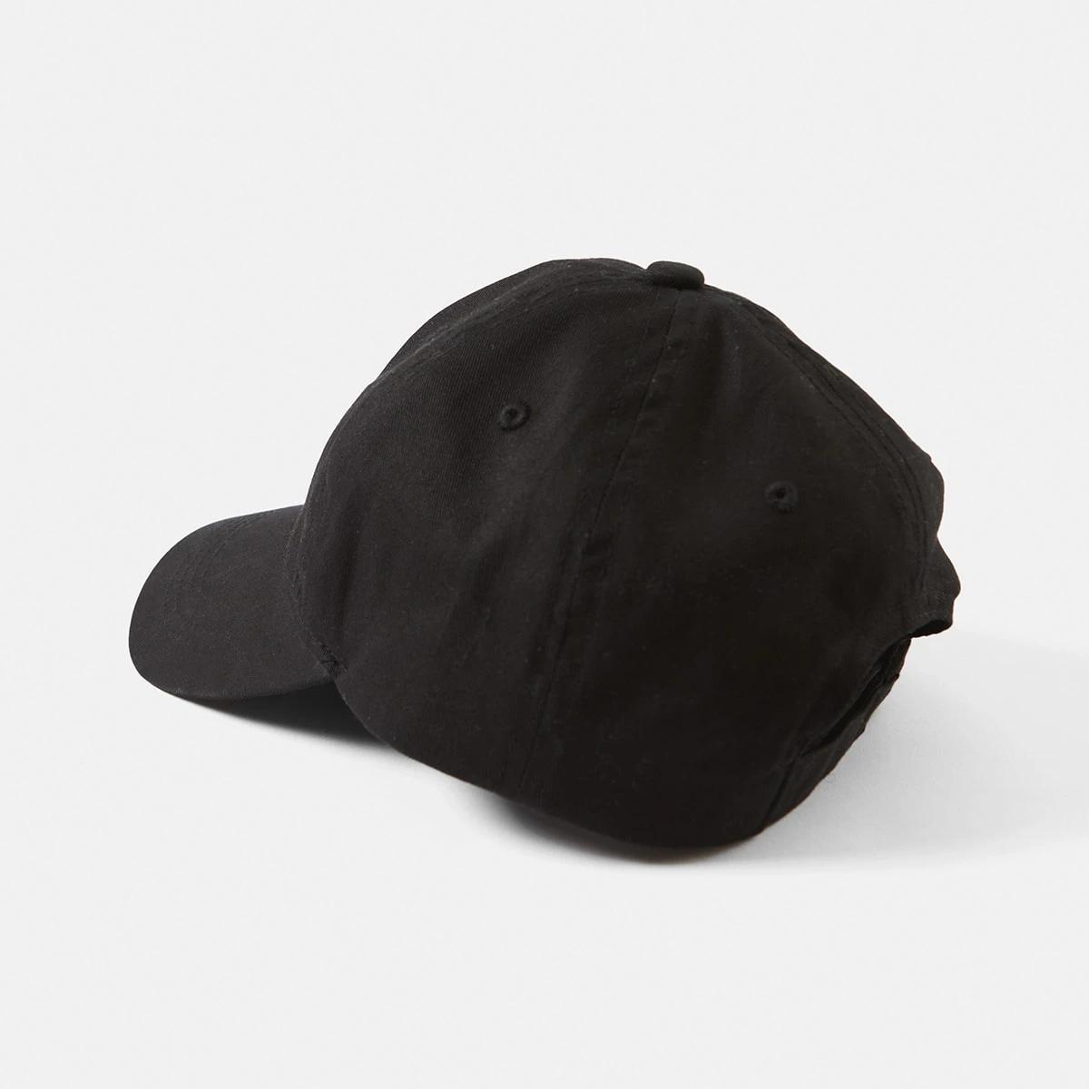 2 Plain Baseball Cap BLACK, 2 of 5