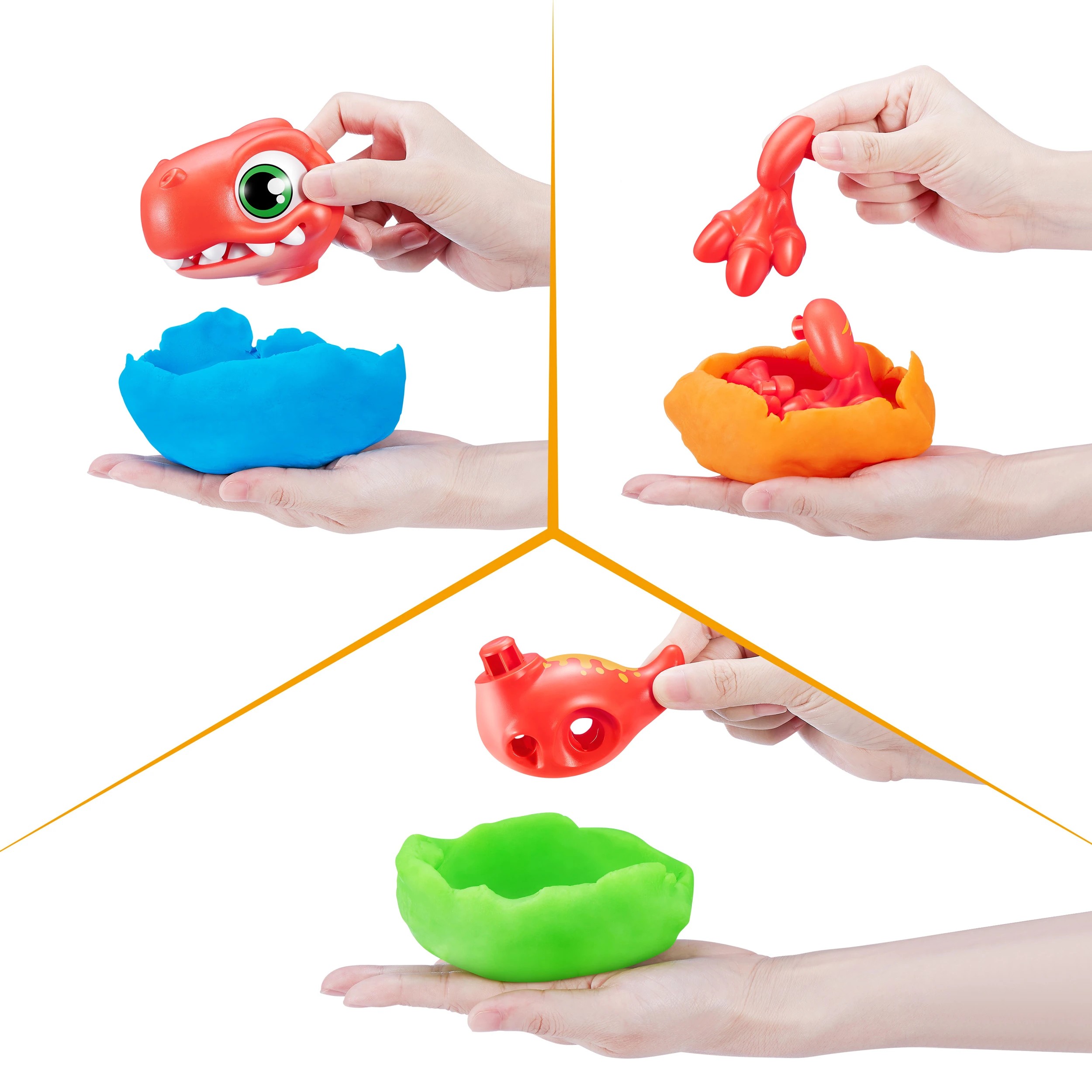 7 Zuru Smashers Junior Dino Dough Small Egg Toy - Assorted, 7 of 8