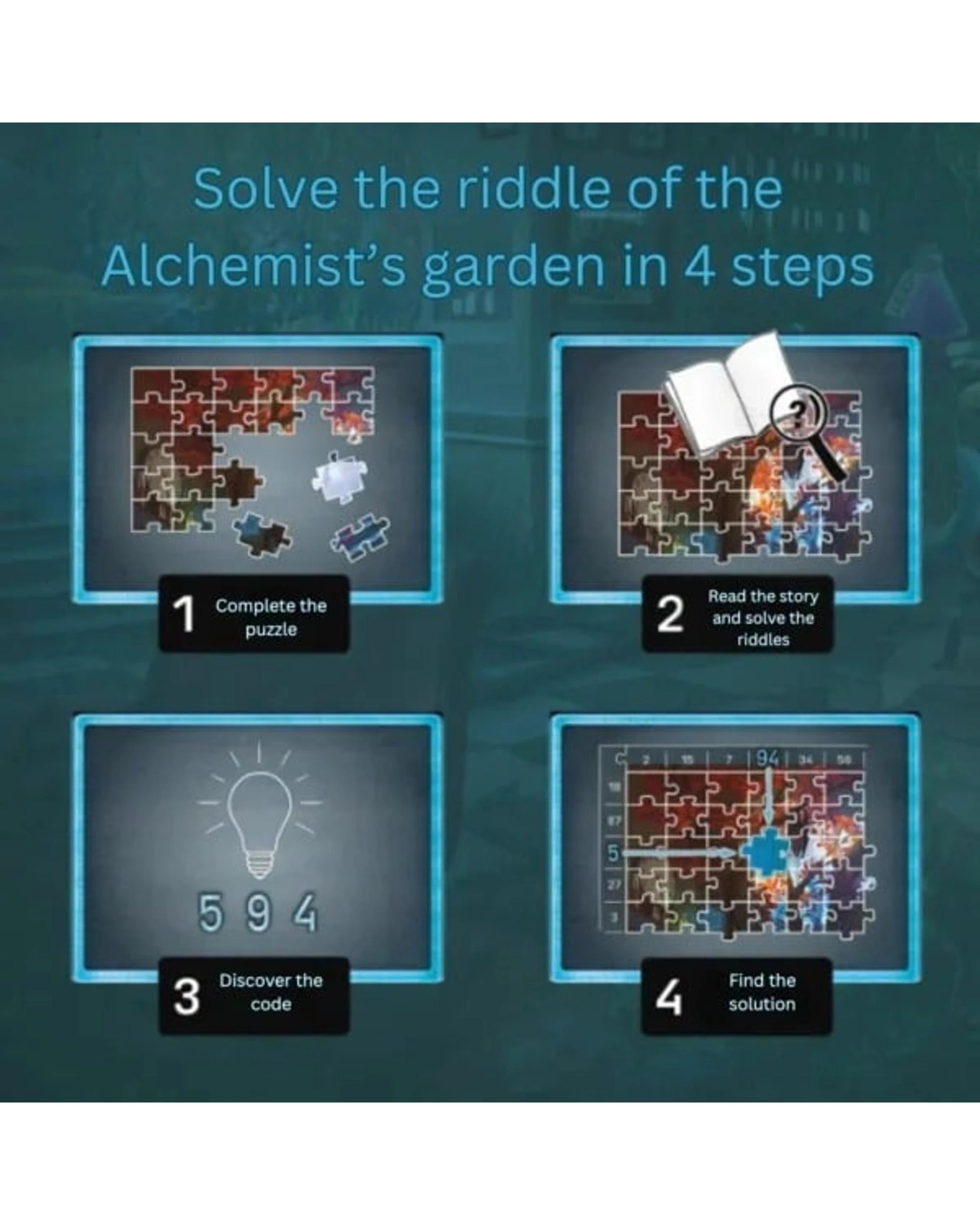3 Exit the Game The Alchemists Garden Jigsaw Puzzle Game, 3 of 4