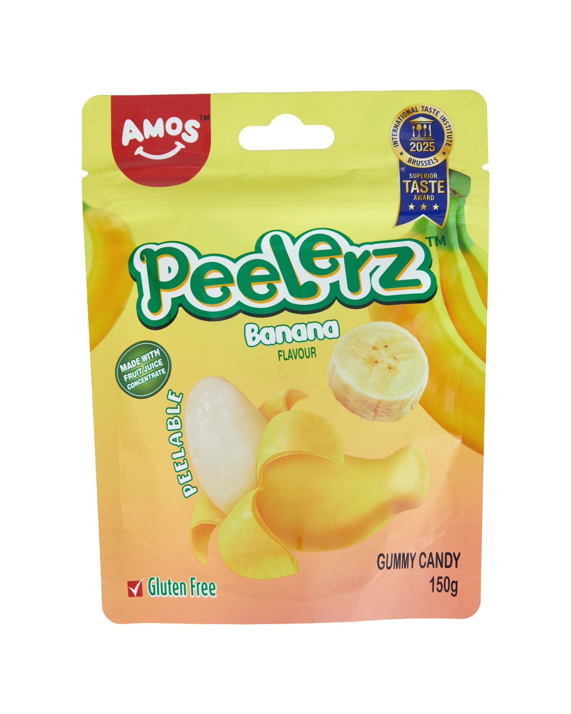 1 Amos Peelerz Banana Gummy Candy 150g, 1 of 3