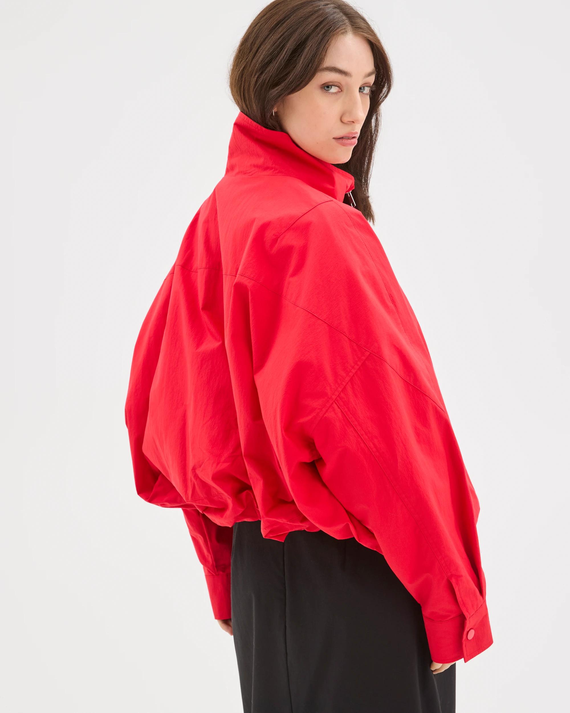 8 Lily Loves Australian Cotton Blend Parker Jacket FLAME, 8 of 8