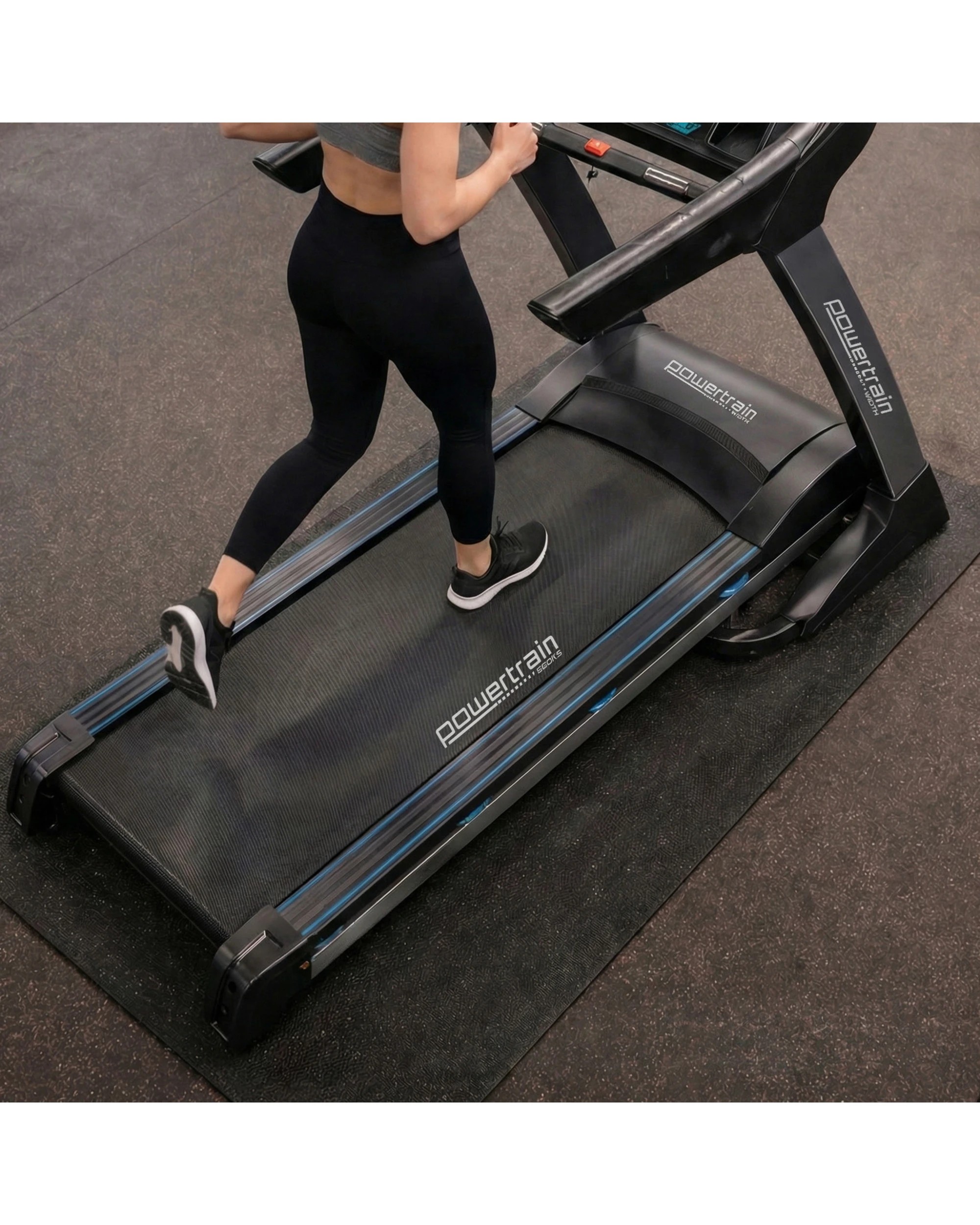 7 Powertrain V1100 Treadmill Electric Exercise Machine Home Gym Cardio Running Fitness, 7 of 8