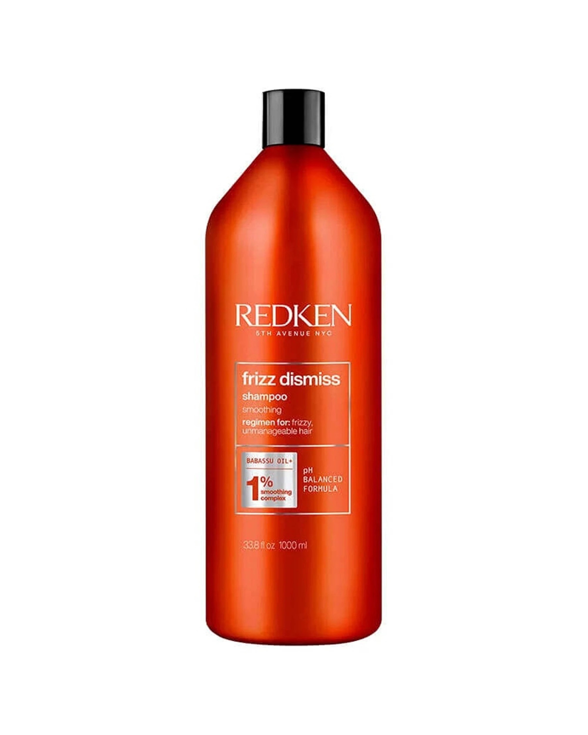 1 Redken Prescriptive Haircare Frizz Dismiss Shampoo 1000ml For Frizzy Hair - Orange, 1 of 1