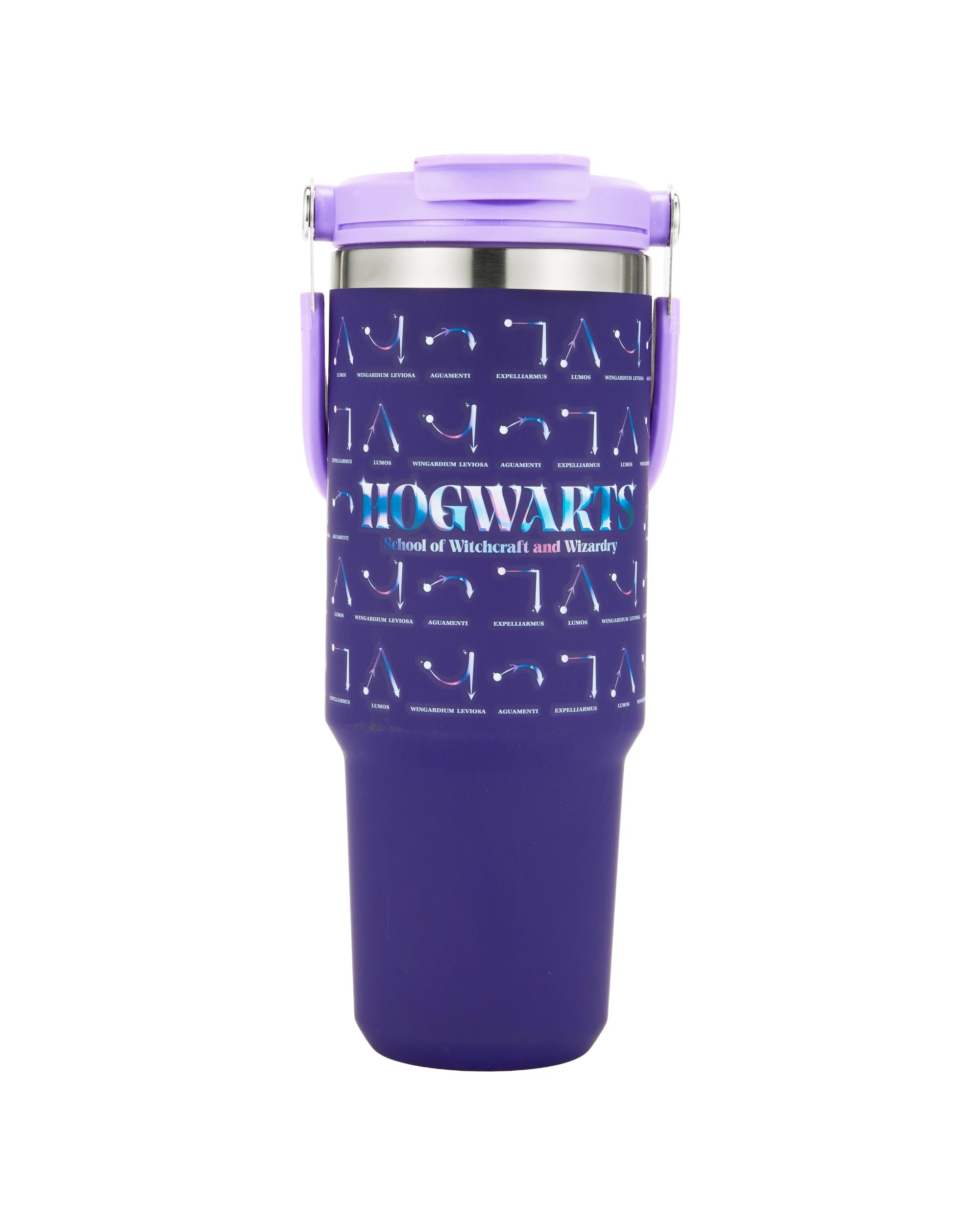 1 900ml Hogwarts Spells Insulated Cup with Top Handle, 1 of 7