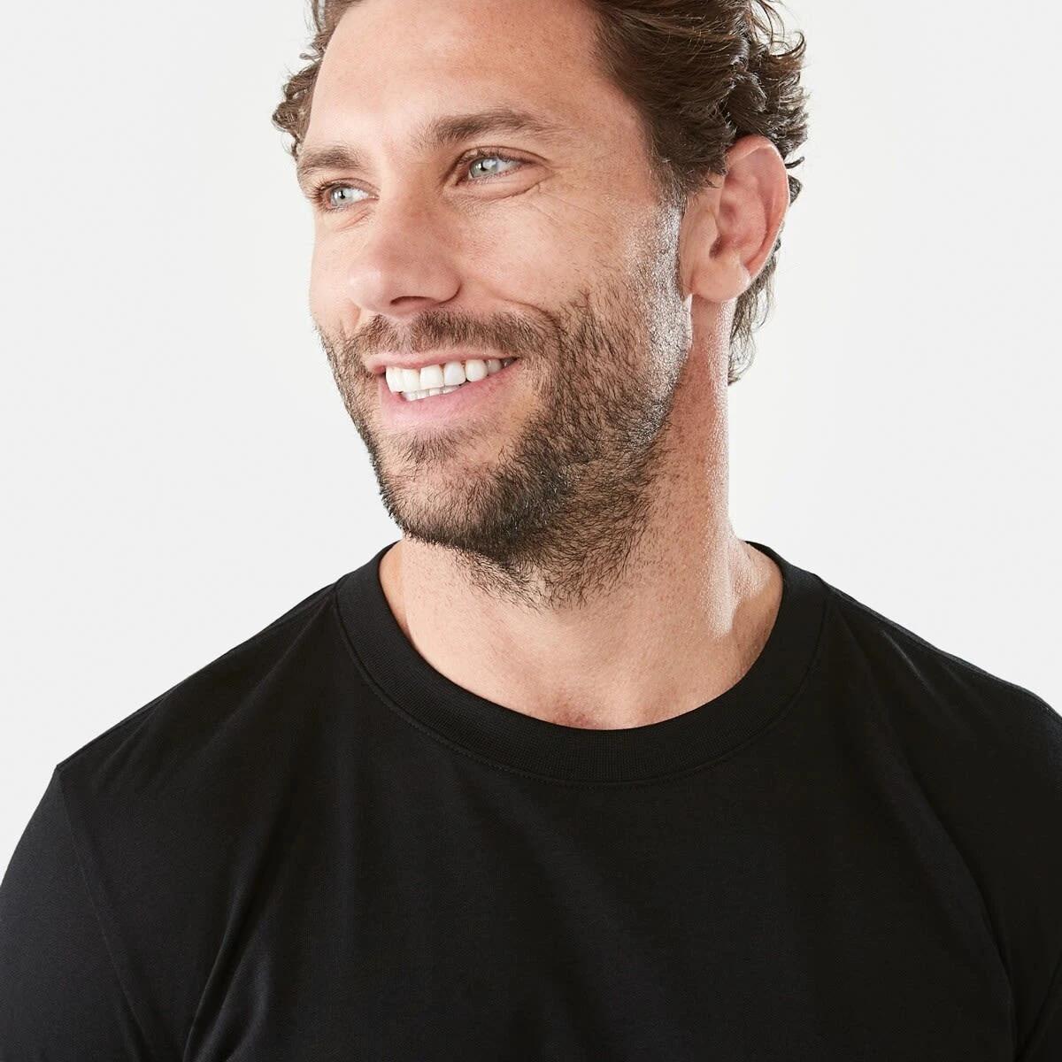 4 Long Sleeve Longline T-shirt Black, 4 of 5