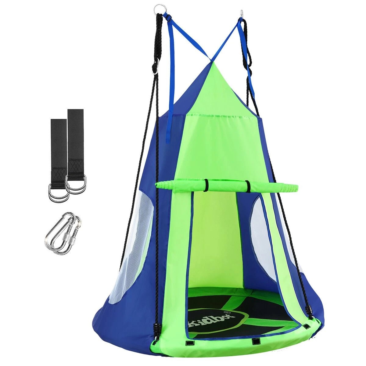 2 Kidbot Tree Swing Seat Tent Set Hammock Chair Nest, 2 of 3