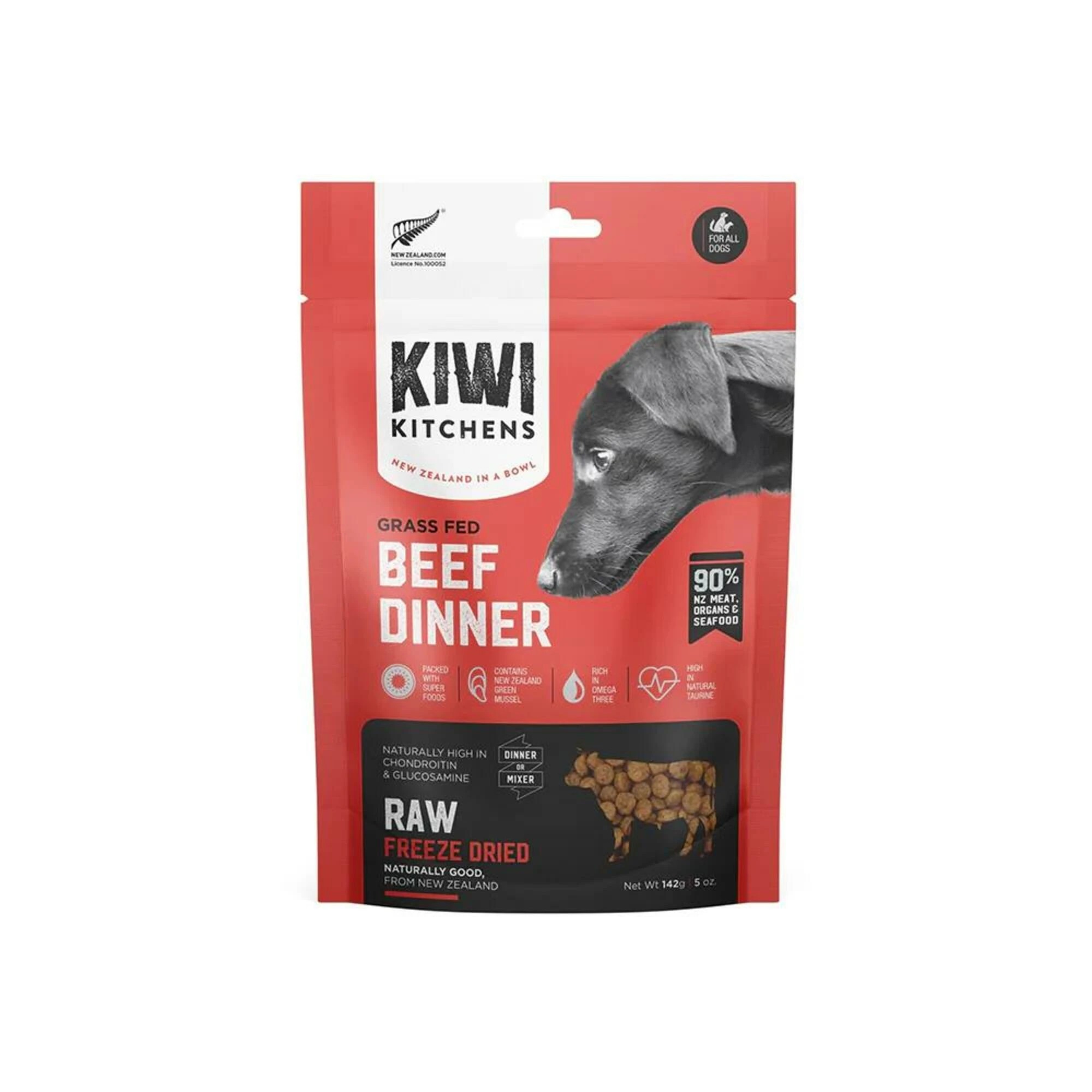 1 Kiwi Kitchens Freeze Dried Beef Dinner 142g, 1 of 2