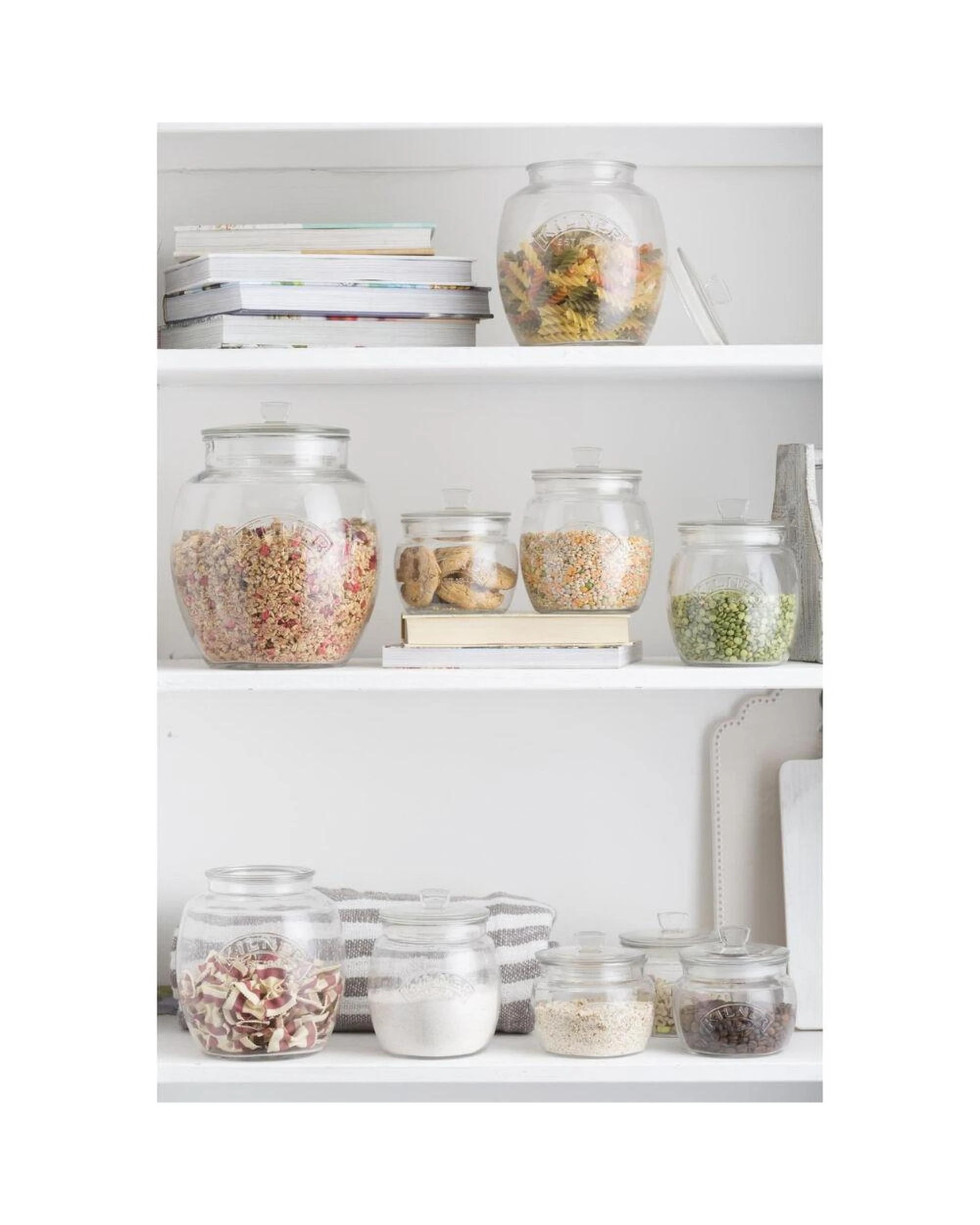 6 Kilner Universal Storage Jar 850ml Set of 6 - Clear, 6 of 6