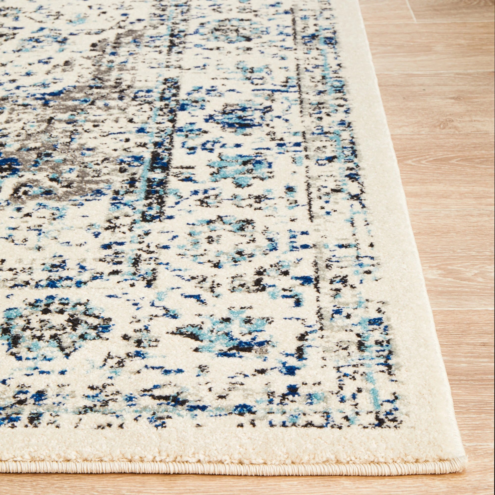 6 Common Ground Rugs Encore 251 400x300cm - Extra Extra Large Floor Rug - White, 6 of 9