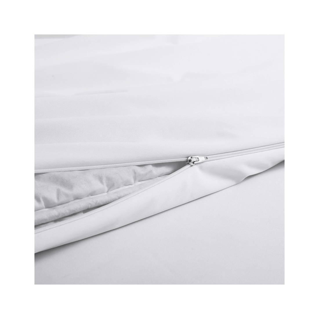 2 Jason Commercial Single Bed Eva Clean Waterproof Quilt Protector 140x210cm
 - Single Bed
 - White, 2 of 3