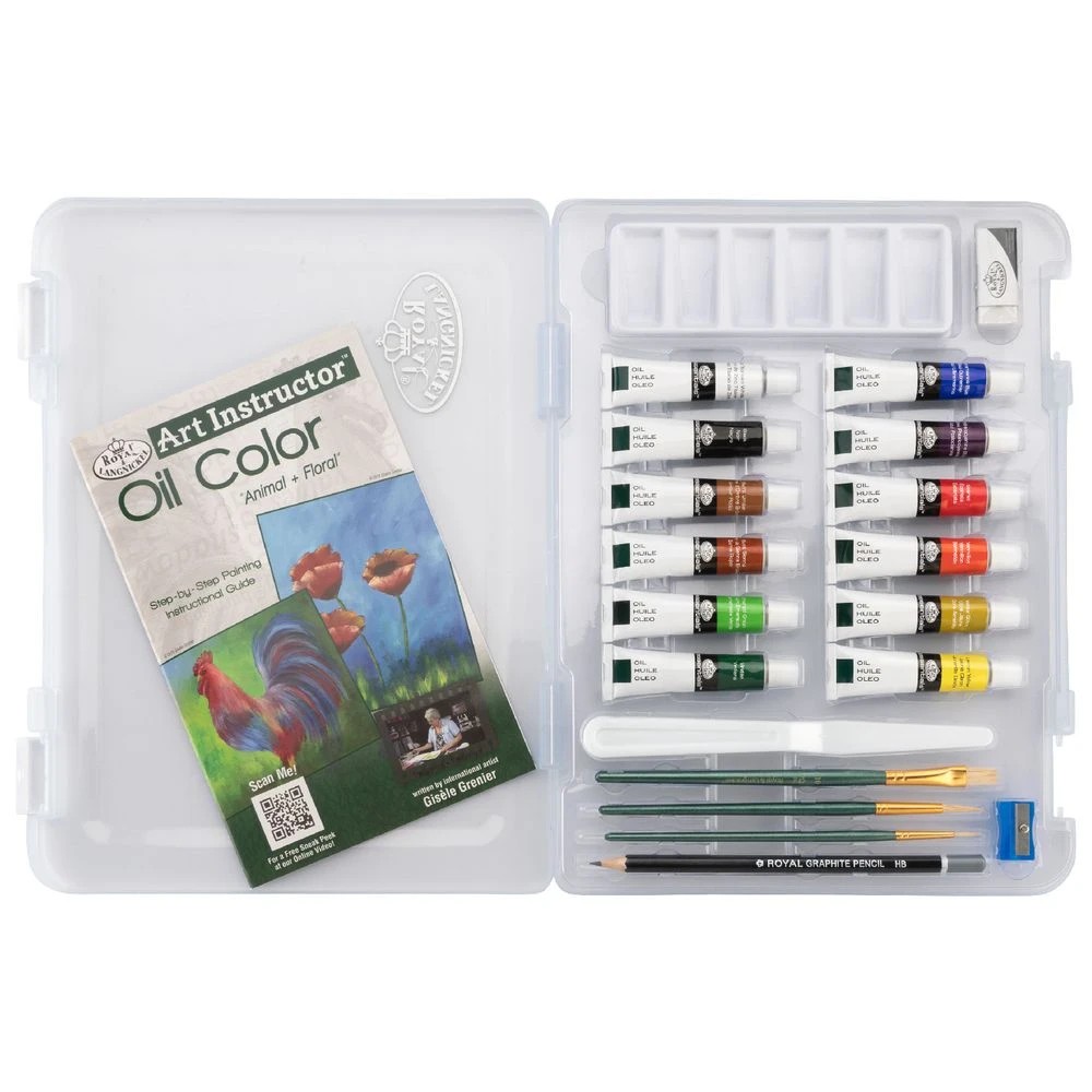 3 Royal & Langnickel Art Instructor Set Oil 22 Pieces, 3 of 6