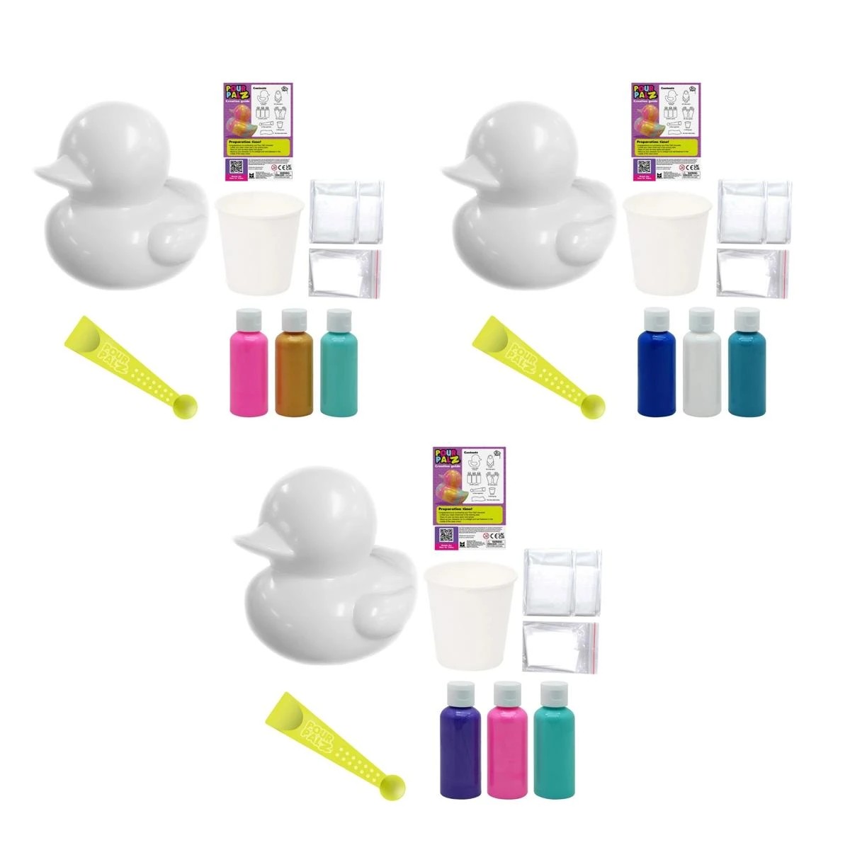 4 Pour Palz Large Paint Duck - Assorted, 4 of 5