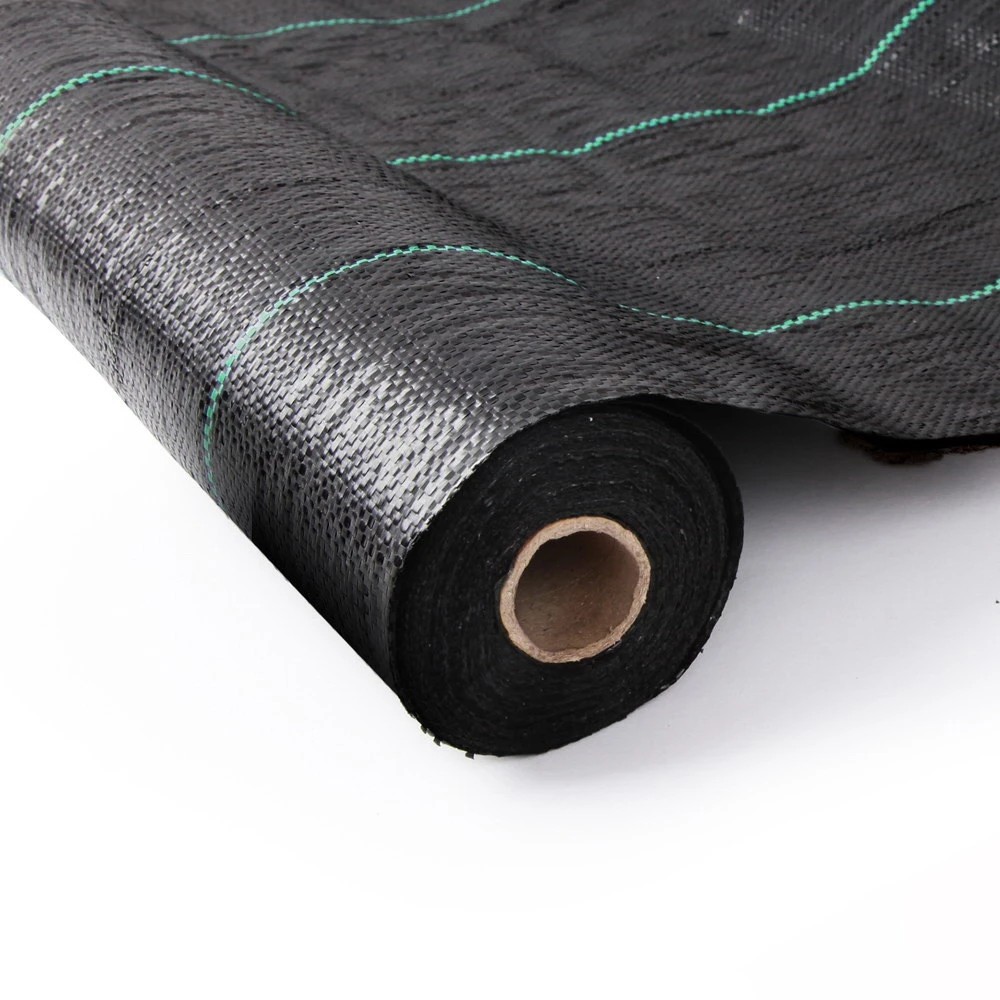 1 Instahut 1.83x50m Weed Mat Weedmat Control - Black, 1 of 7