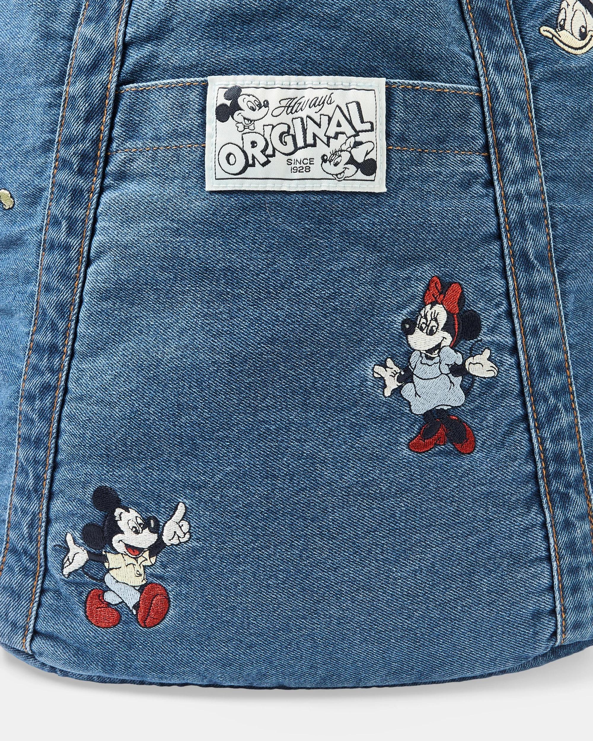 4 Disney License Vintange Icon Tote Bag Mick Denim, 4 of 7