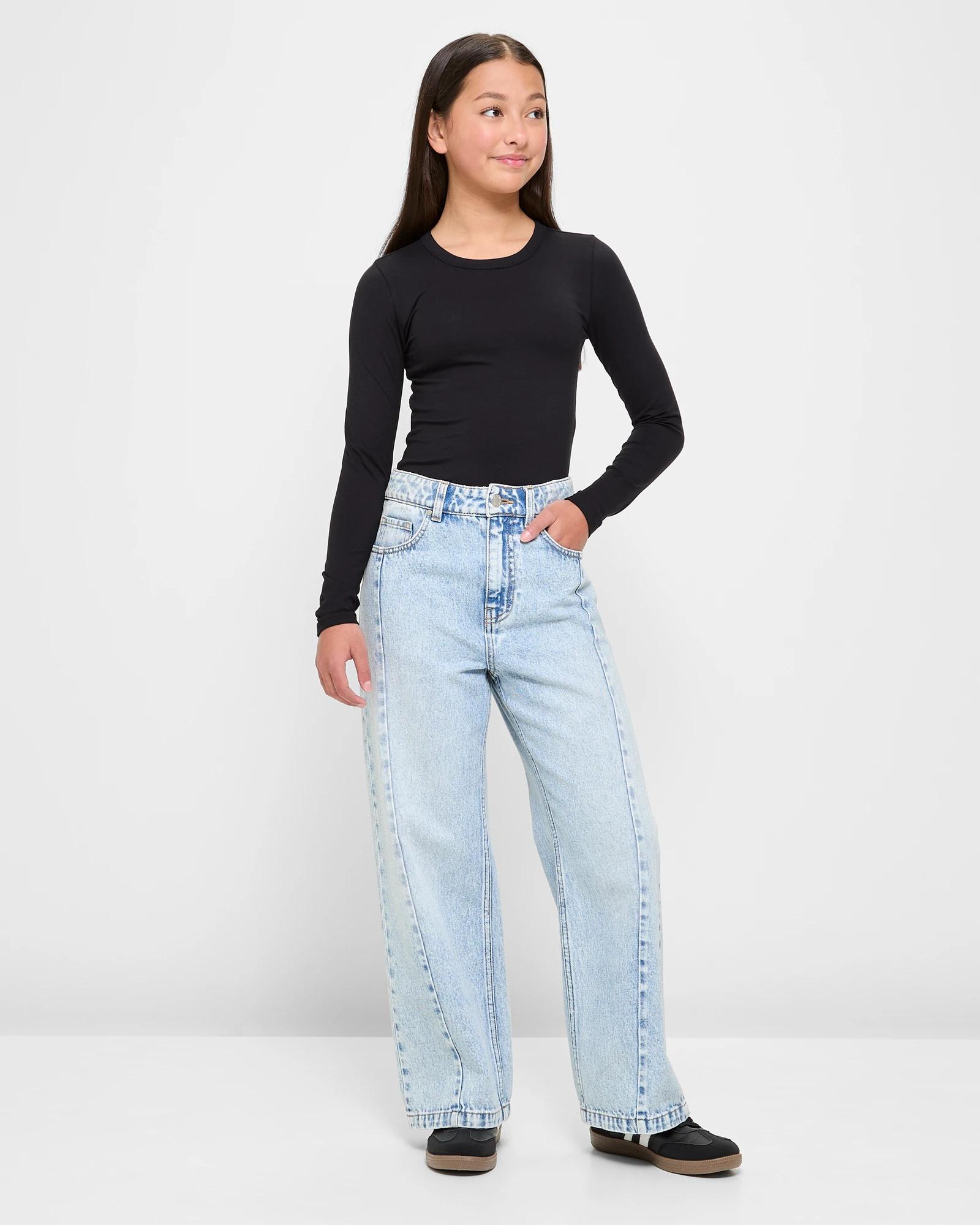 2 Target Kids Australian Cotton Long Sleeve Top BLACK, 2 of 7