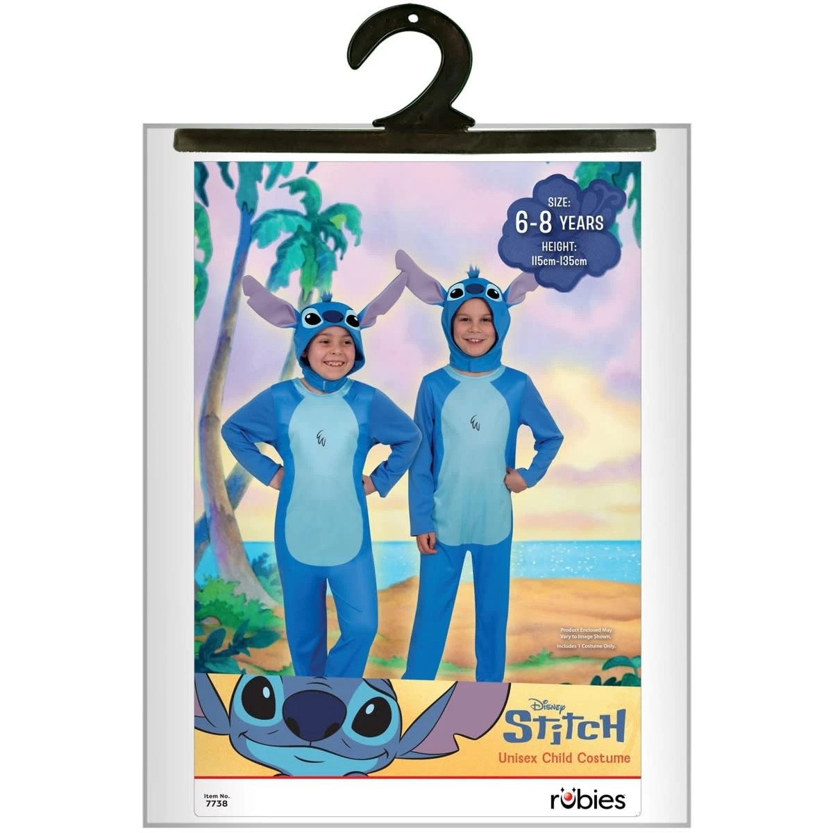 2 Disney Stitch Unisex Child Costume - Ages 6-8, 2 of 4