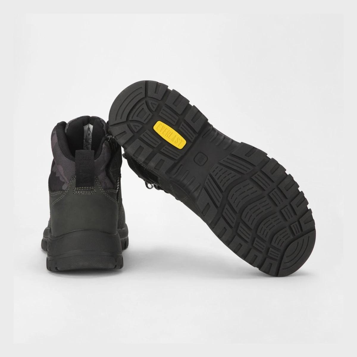 4 Everlast Mens Workwear Workboots BLACK CAMO, 4 of 5