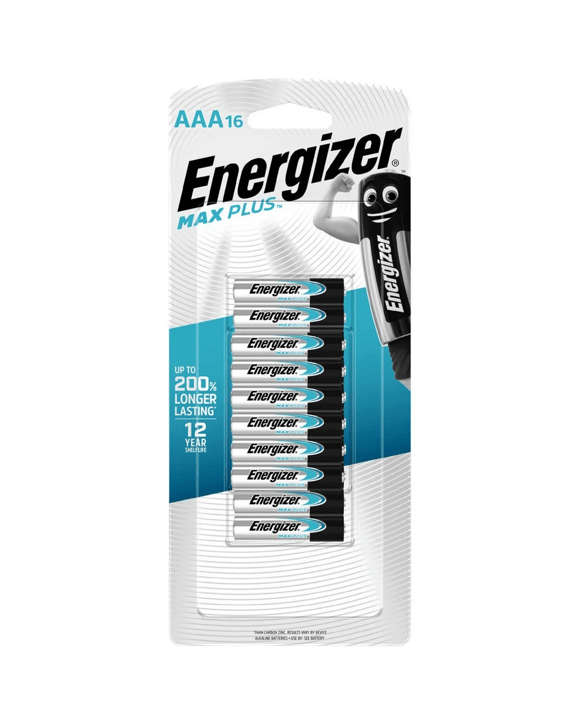 Energizer Max Plus AAA Alkaline Batteries - 16 Pack