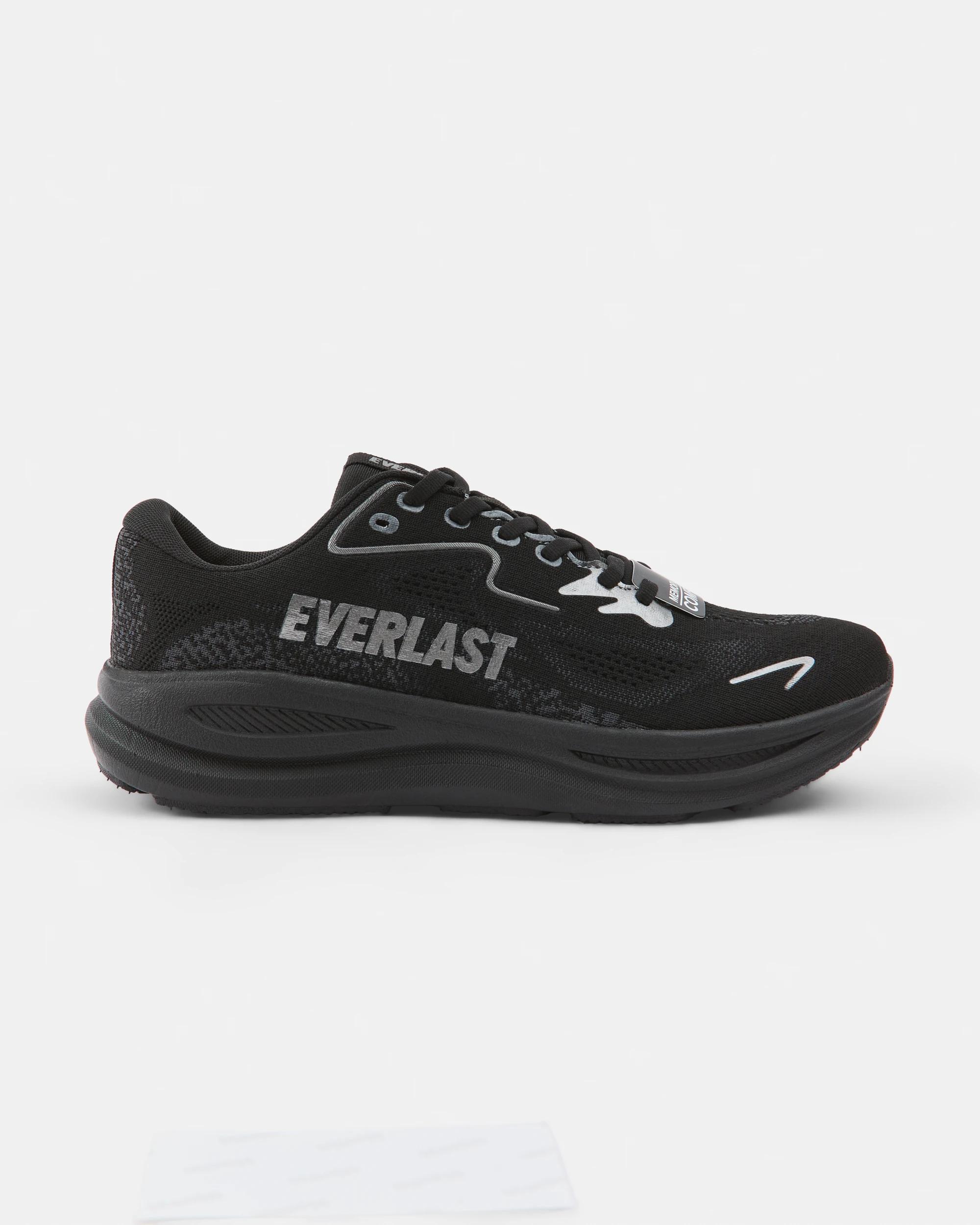 1 Everlast Mens Queensborough Training Shoes Black, 1 of 5