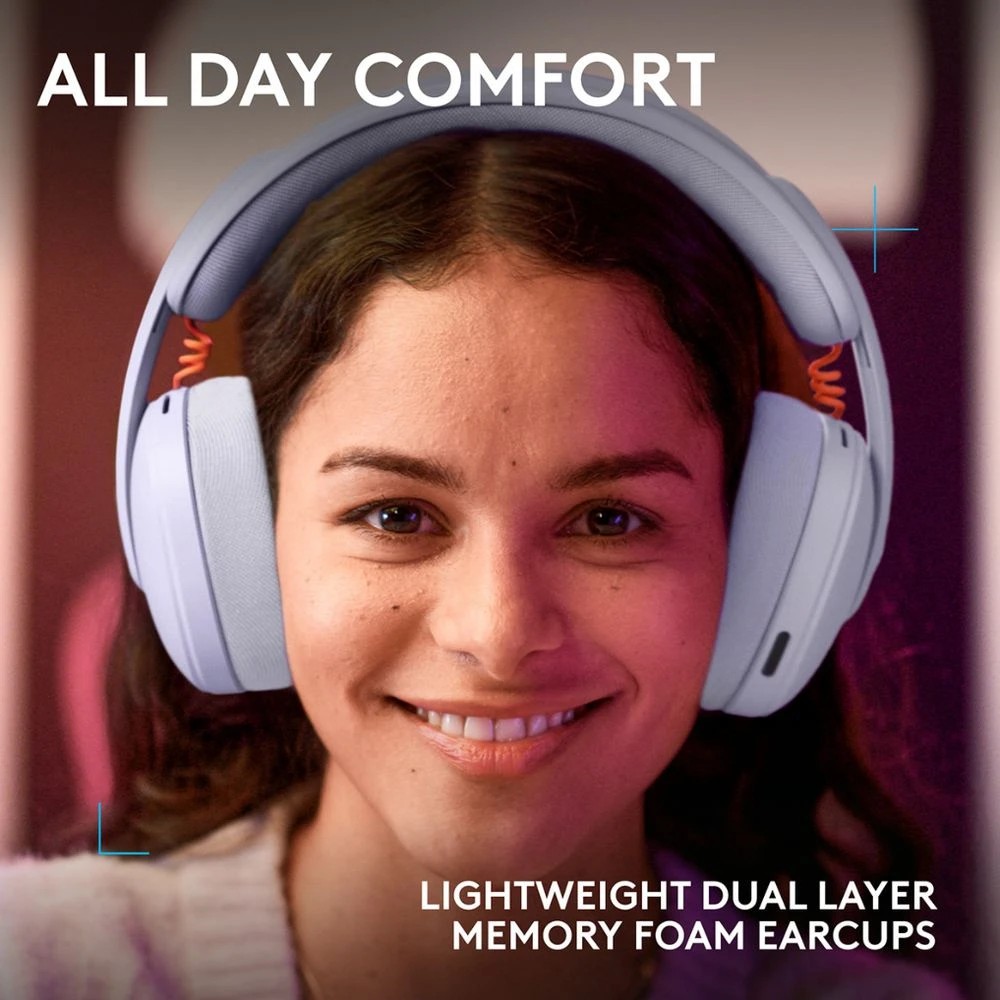 10 Logitech G G325 Wireless Headset Lilac, 10 of 10