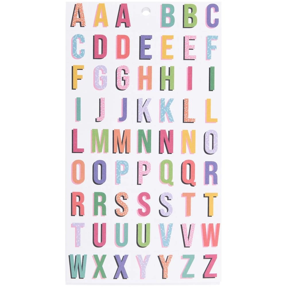 2 Born Large Sticker Book 12 Sheets Alphabet, 2 of 2